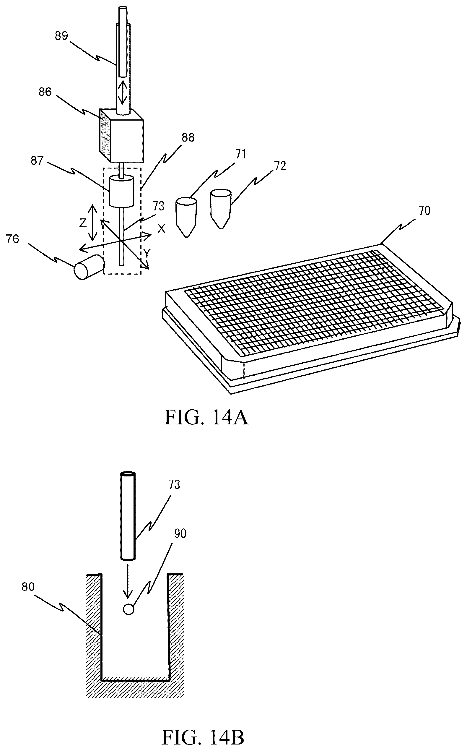 Patent US12105007 Figure 10 – Fine particle dispensing device, fine particle analysis device, reaction detection device, and method using said devices