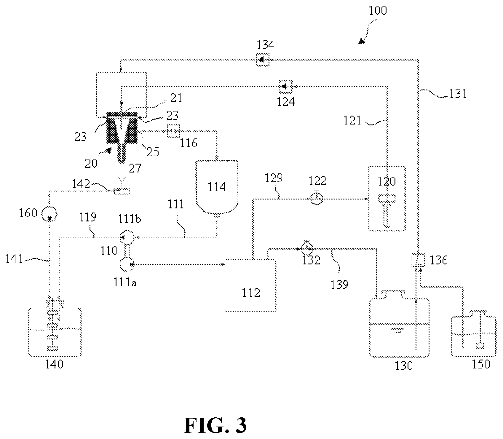 Patent US12105008 Figure 3 – Fluid system and sample processor including fluid system