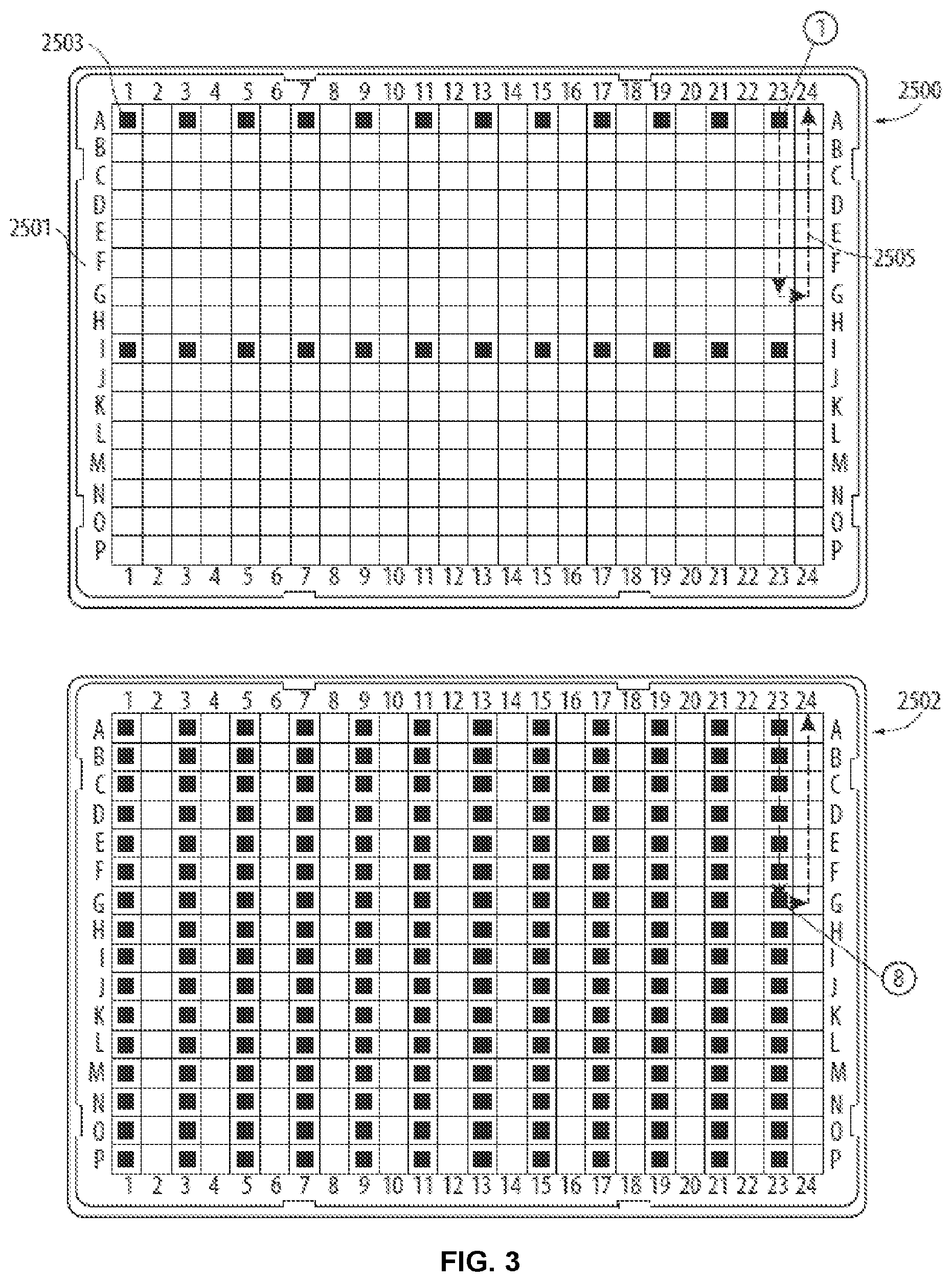 Patent US12105023 Figure 3 – Multi-well plate readers and methods of their use