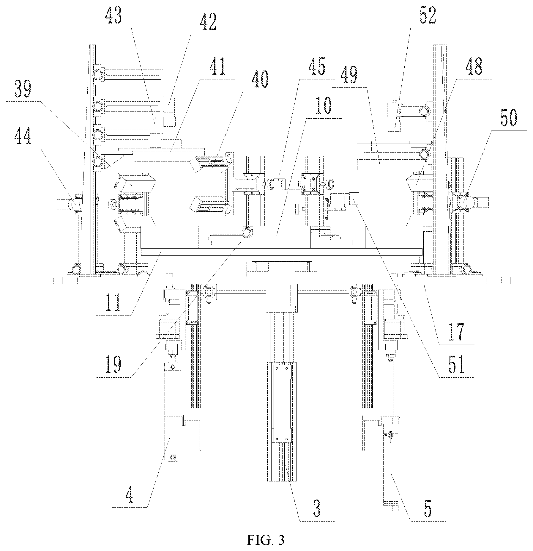 Patent US12105030 Figure 3 – Automatic detecting device for detecting flaws on surface of camshaft
