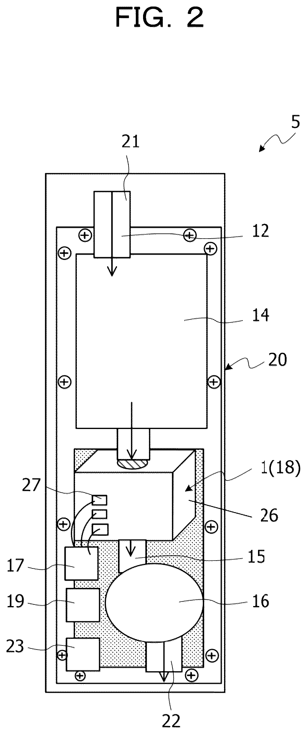 Patent US12105043 Figure 2 – Gas sensor and gas sensor cartridge