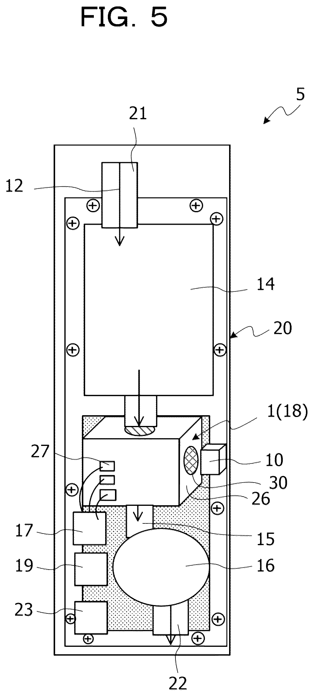 Patent US12105043 Figure 5 – Gas sensor and gas sensor cartridge