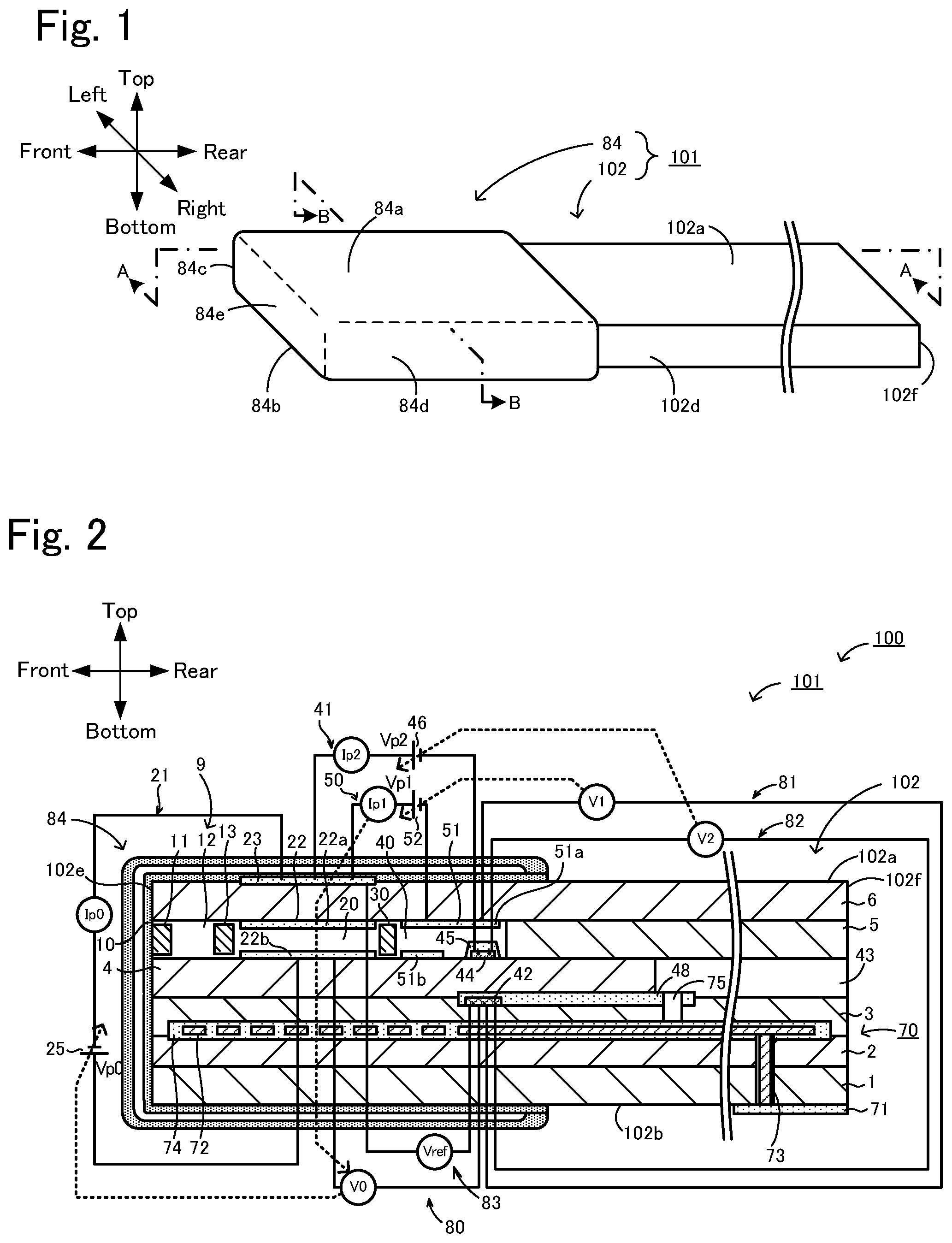 Patent US12105047 Figure 1 – Sensor element and gas sensor with enhanced waterproofing