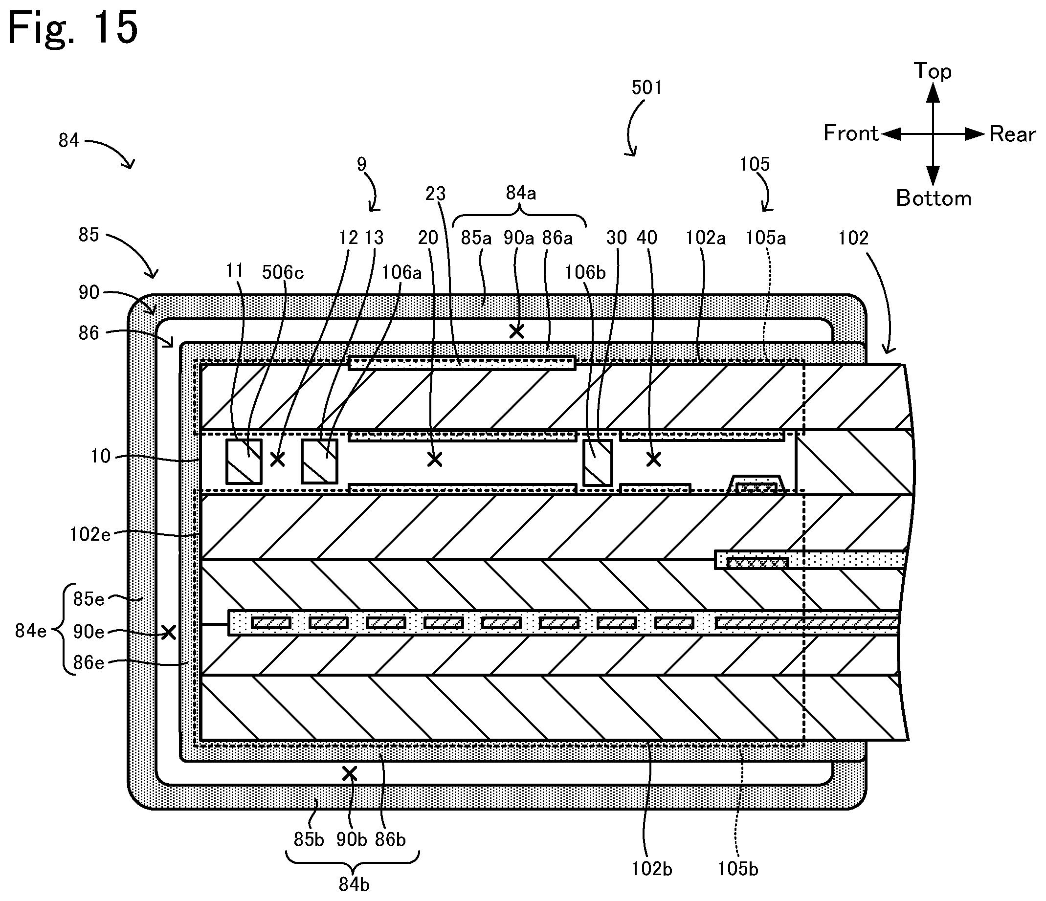 Patent US12105047 Figure 8 – Sensor element and gas sensor with enhanced waterproofing