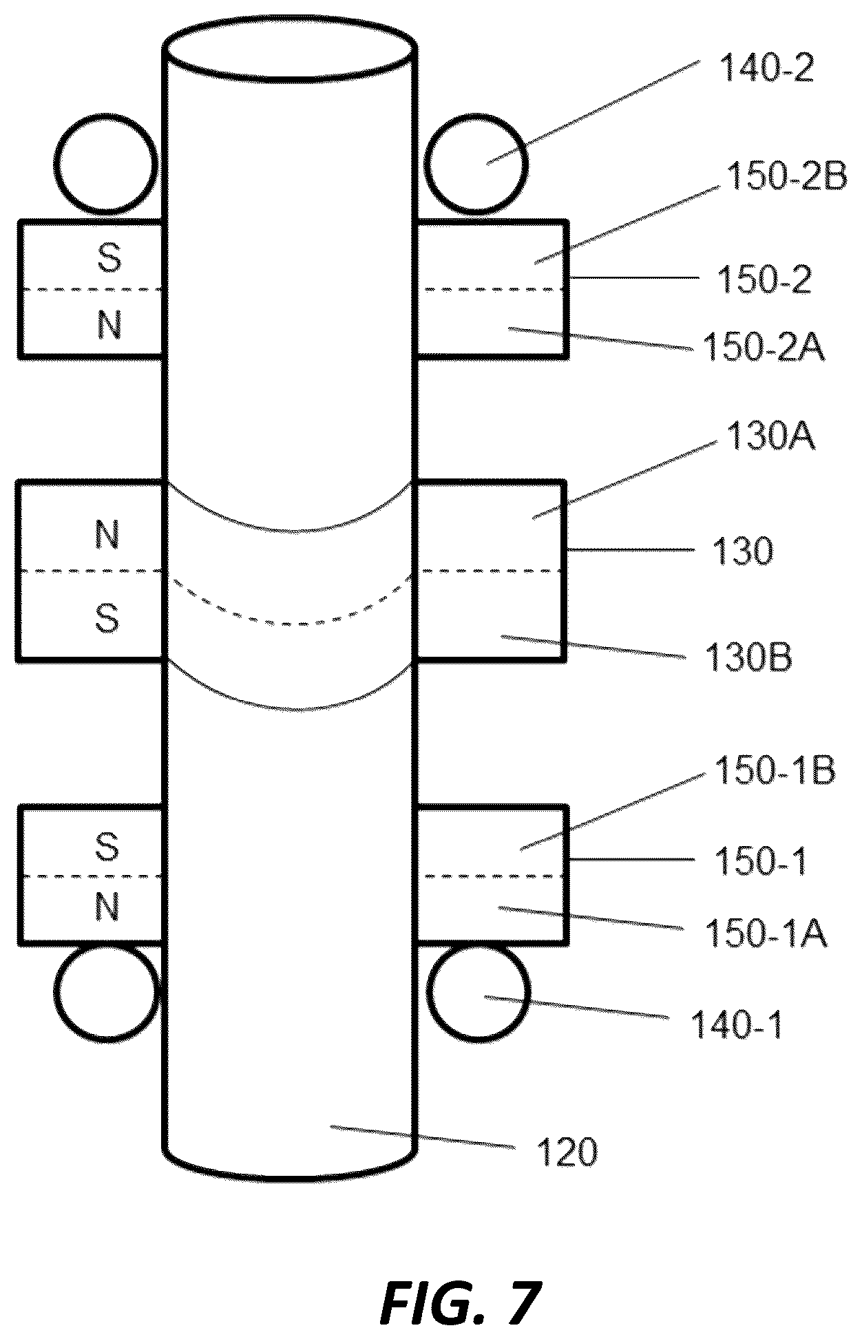 Patent US12105060 Figure 5 – Magnetically actuated exciter device with impact function