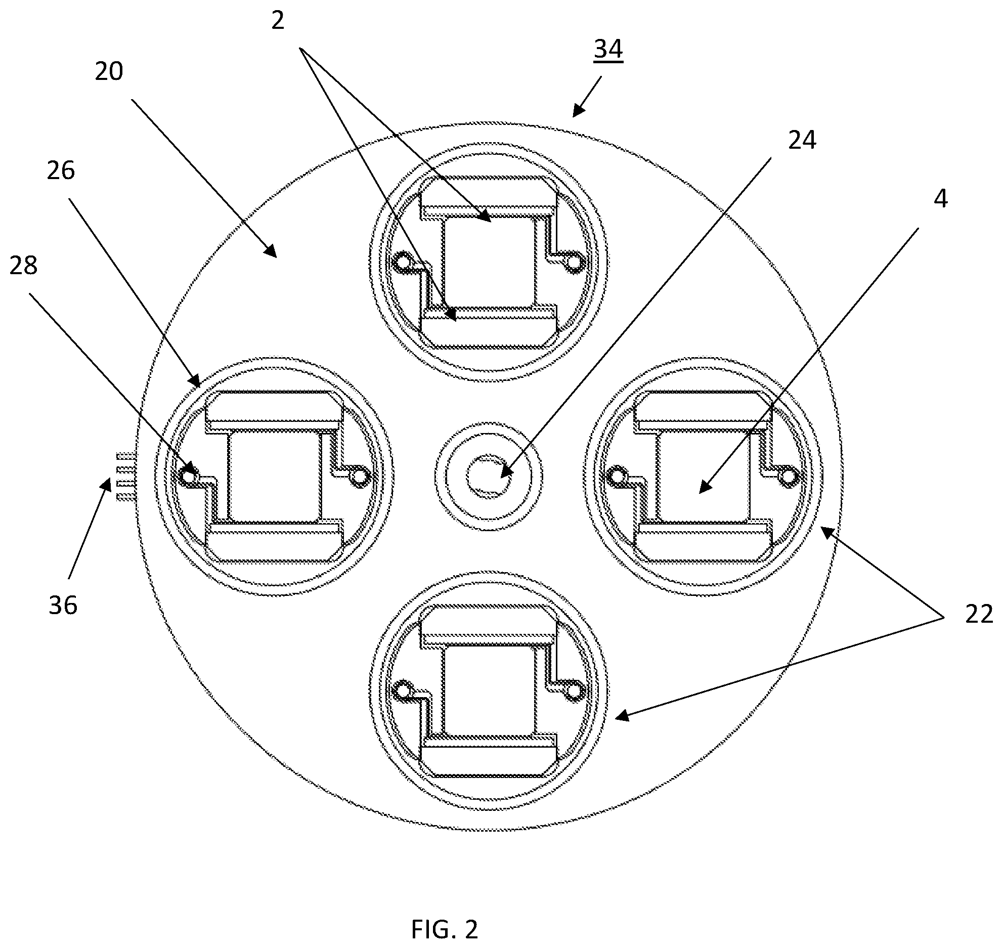 Patent US12105071 Figure 2 – Multi-element, ultra-low SWaP chemical pre-concentrator