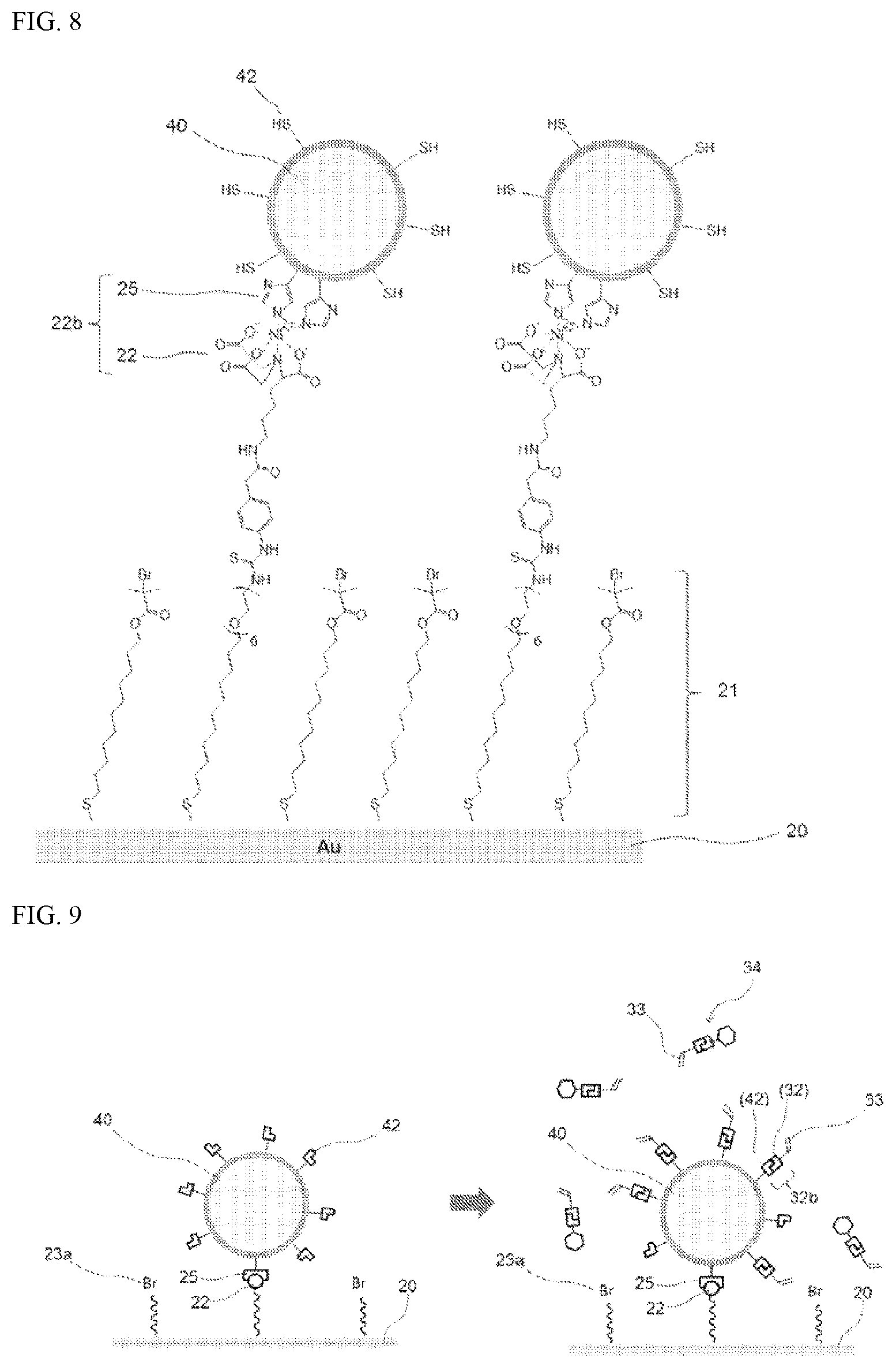 Patent US12105085 Figure 4 – Base material for manufacturing sensor for analyzing detection target, sensor for analyzing detection target, method for analyzing detection target