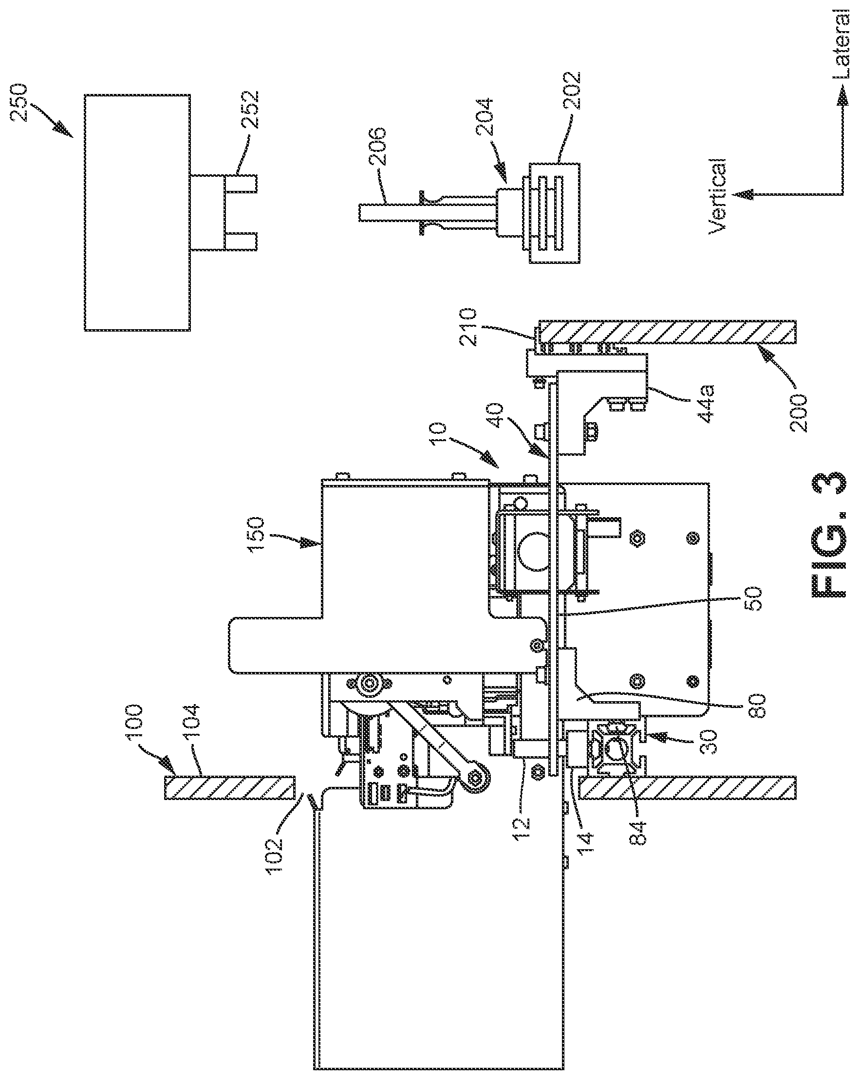 Patent US12105107 Figure 3 – Jig for positioning and securing a first console with respect to a second console