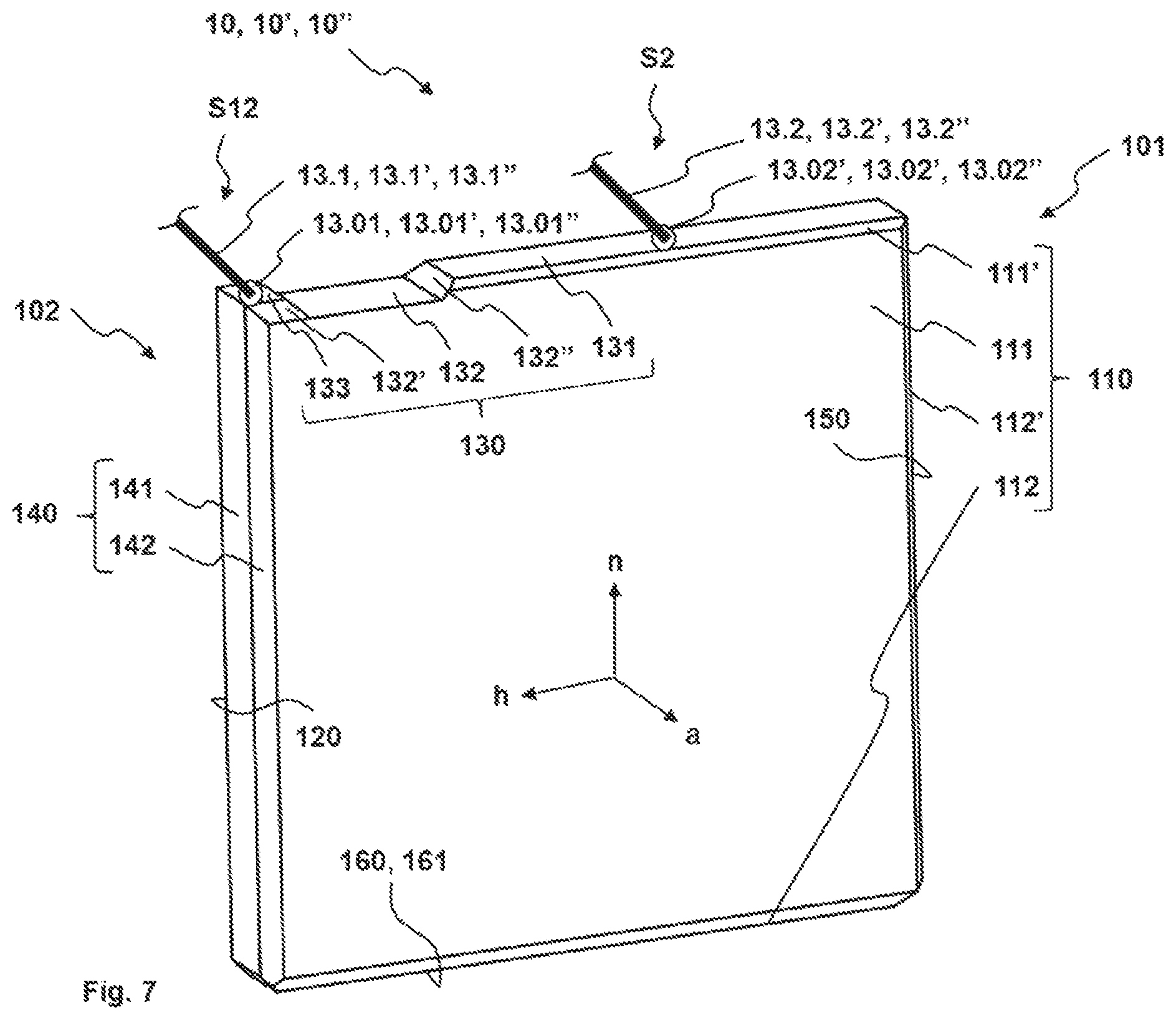 Patent US12105112 Figure 7 – Acceleration transducer