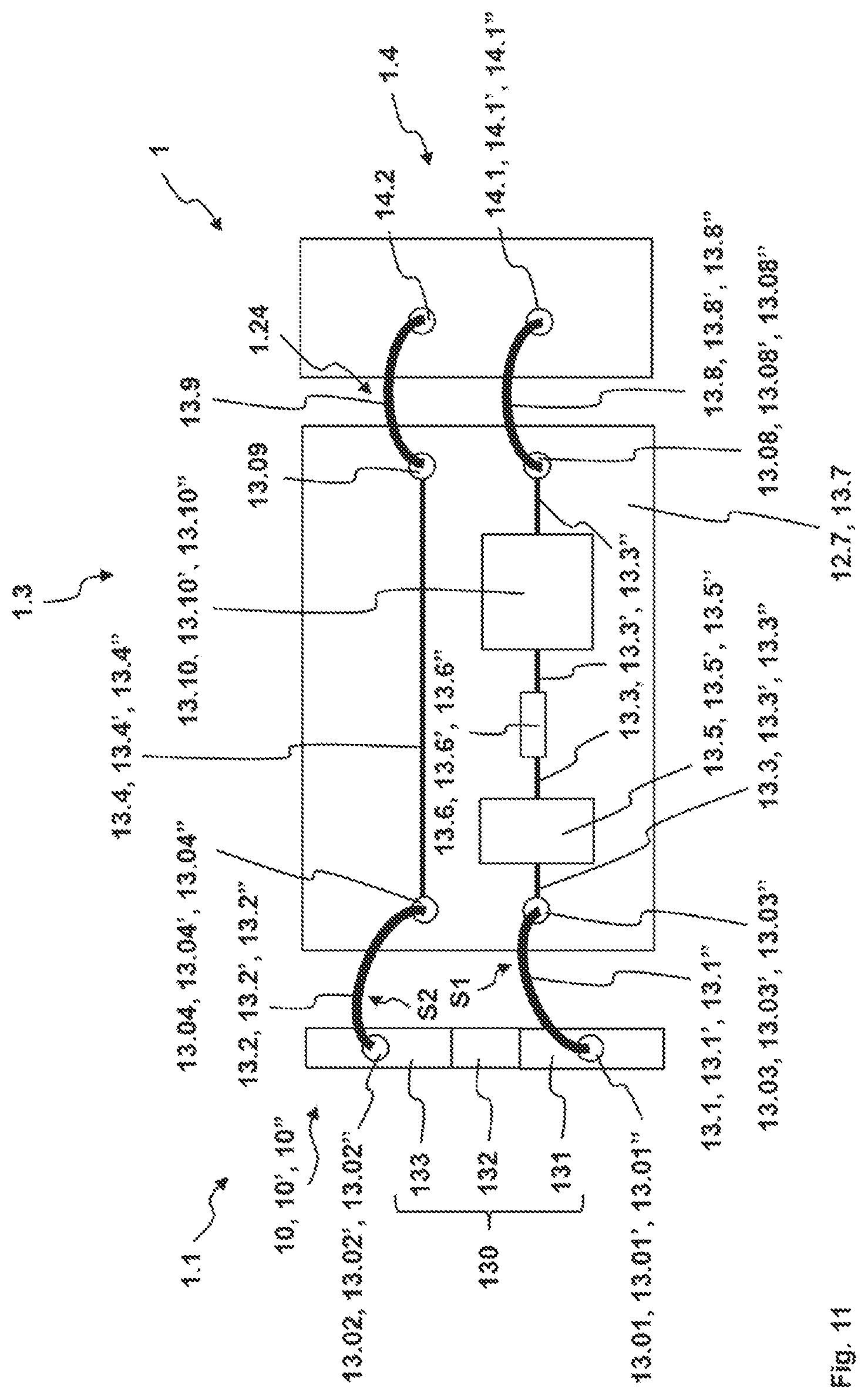 Patent US12105112 Figure 11 – Acceleration transducer