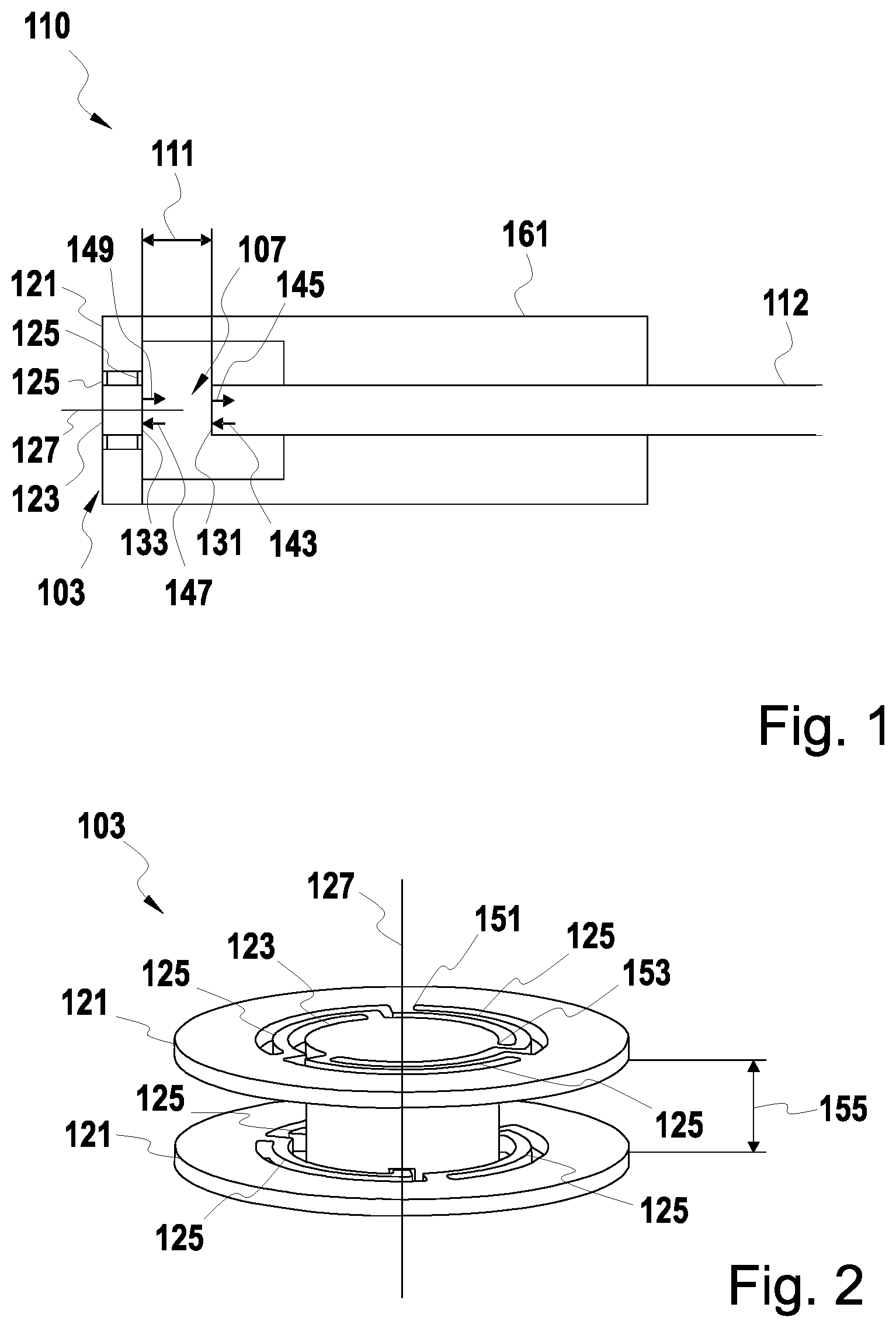 Patent US12105113 Figure 1 – Fibre-optic accelerometer