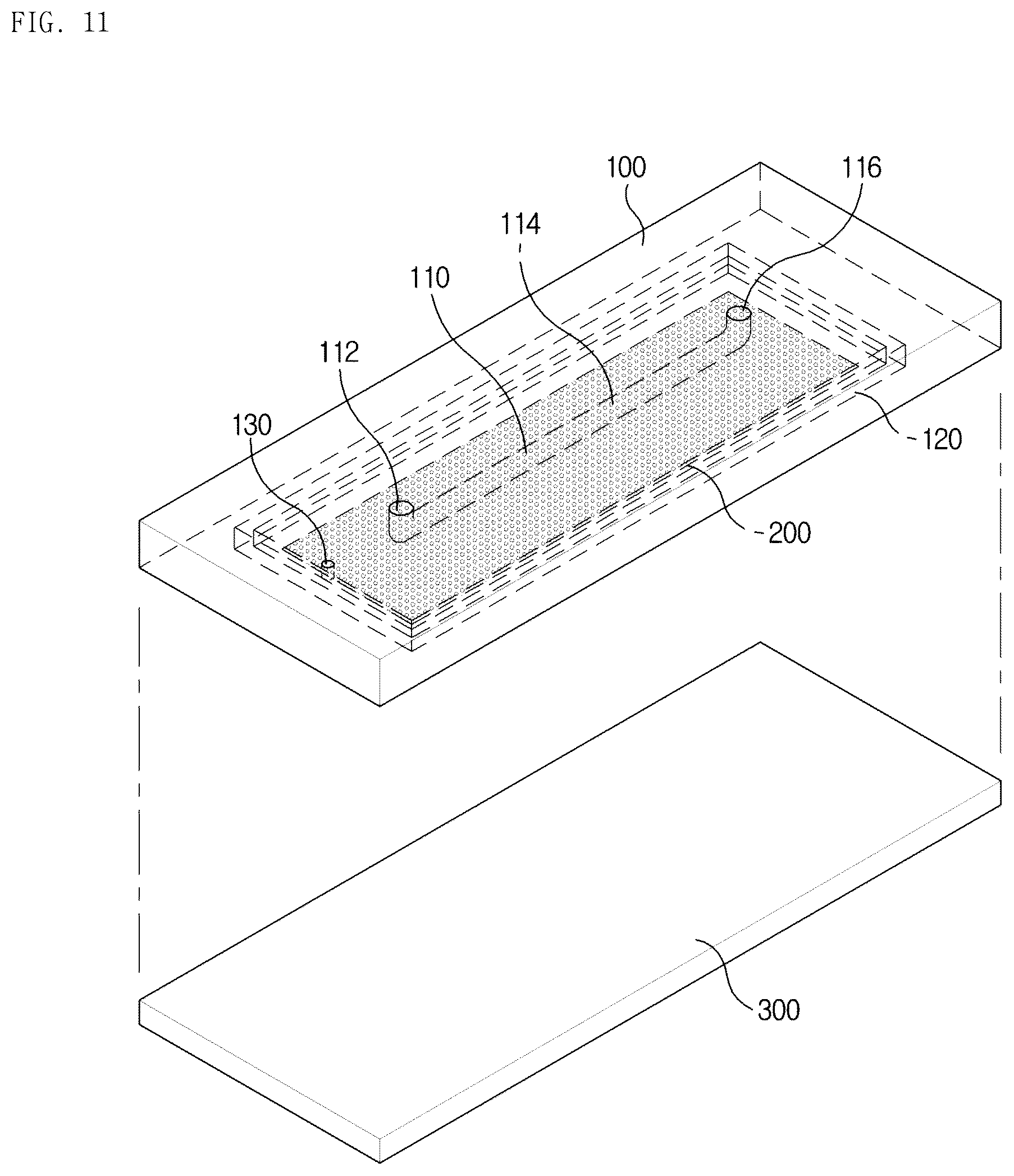 Patent US12105116 Figure 7 – Disposable flow velocity measuring device having predetermined sensitivity to pressure change by using various types of ultra-thin films