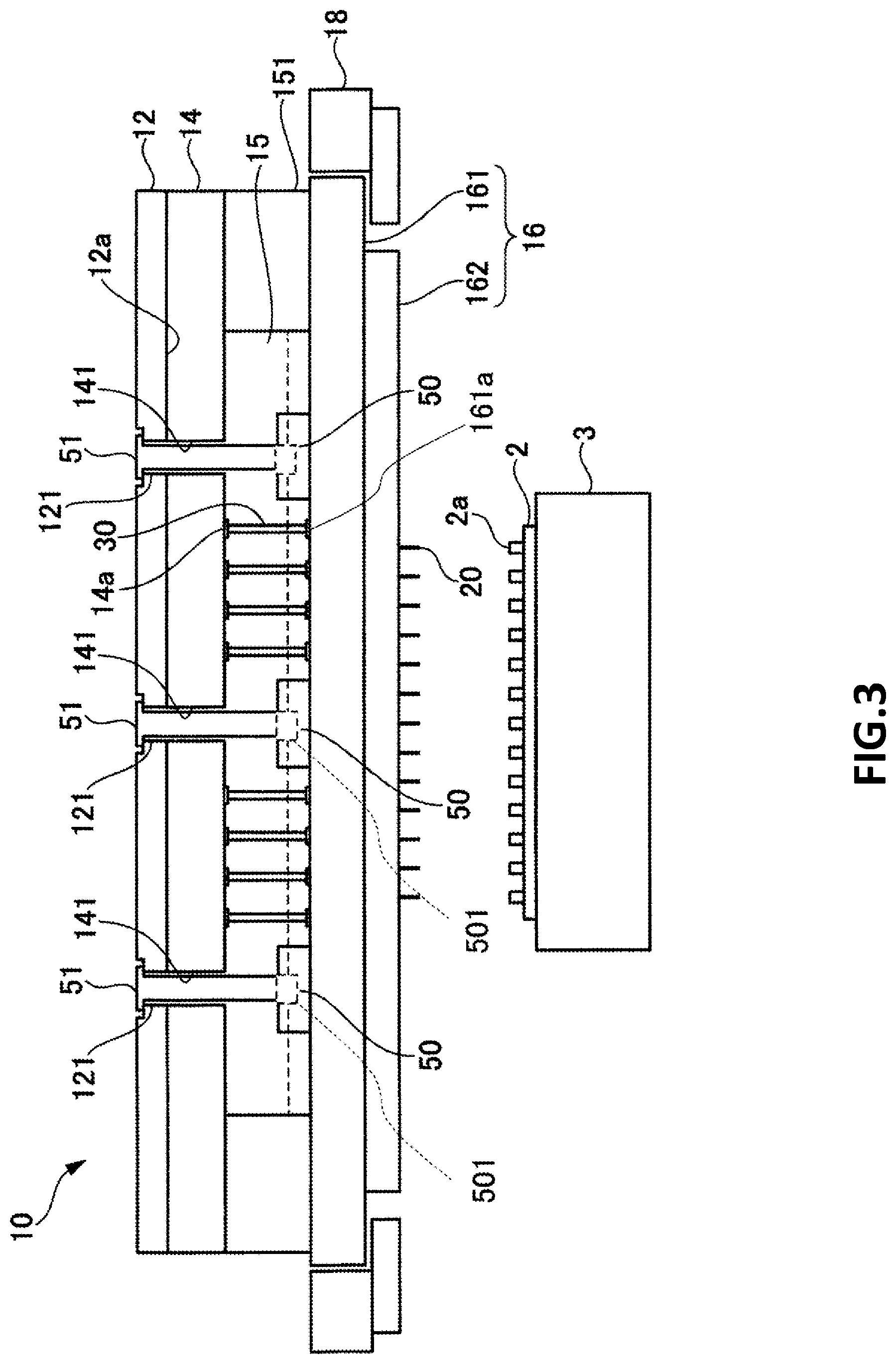 Patent US12105119 Figure 3 – Electrical contactor and electrical connecting apparatus