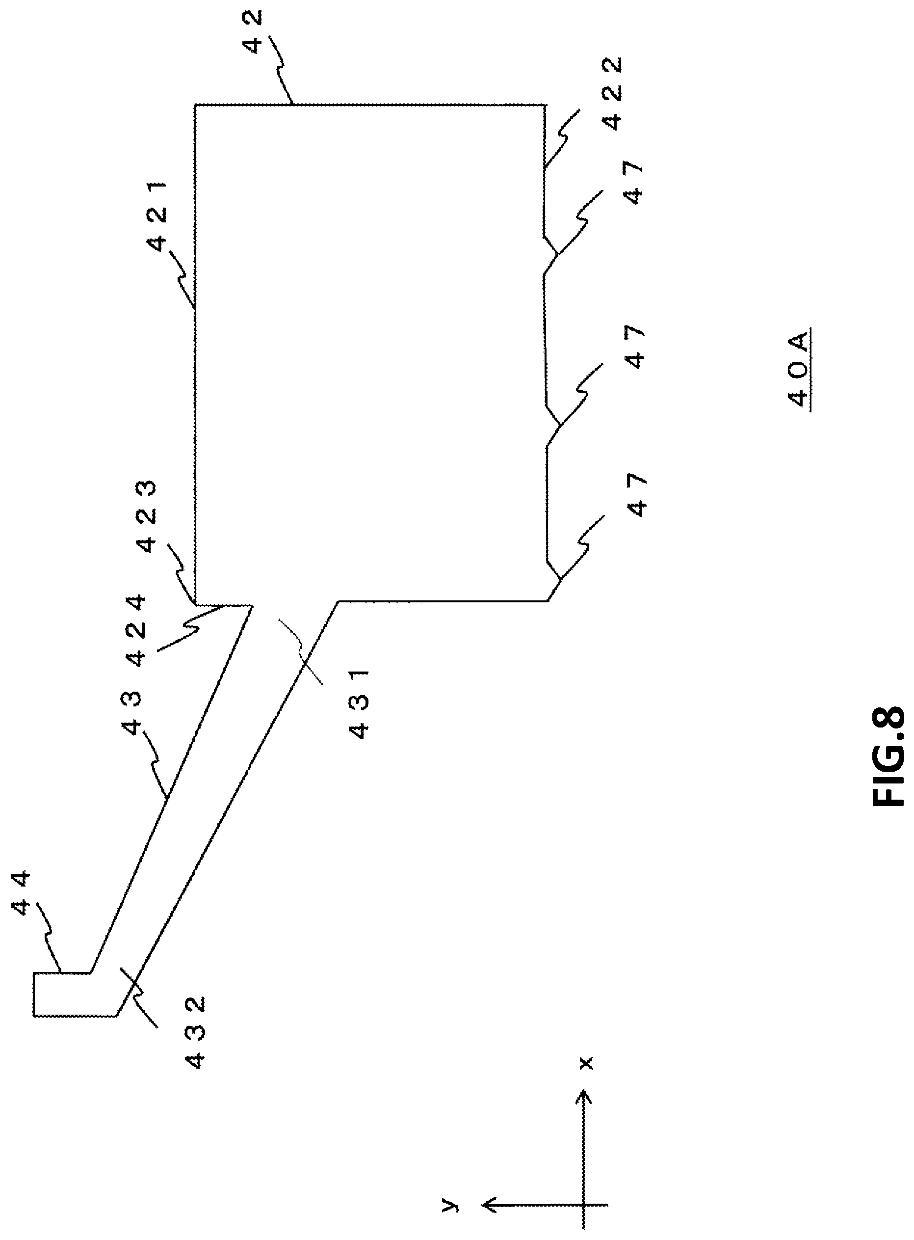Patent US12105119 Figure 8 – Electrical contactor and electrical connecting apparatus