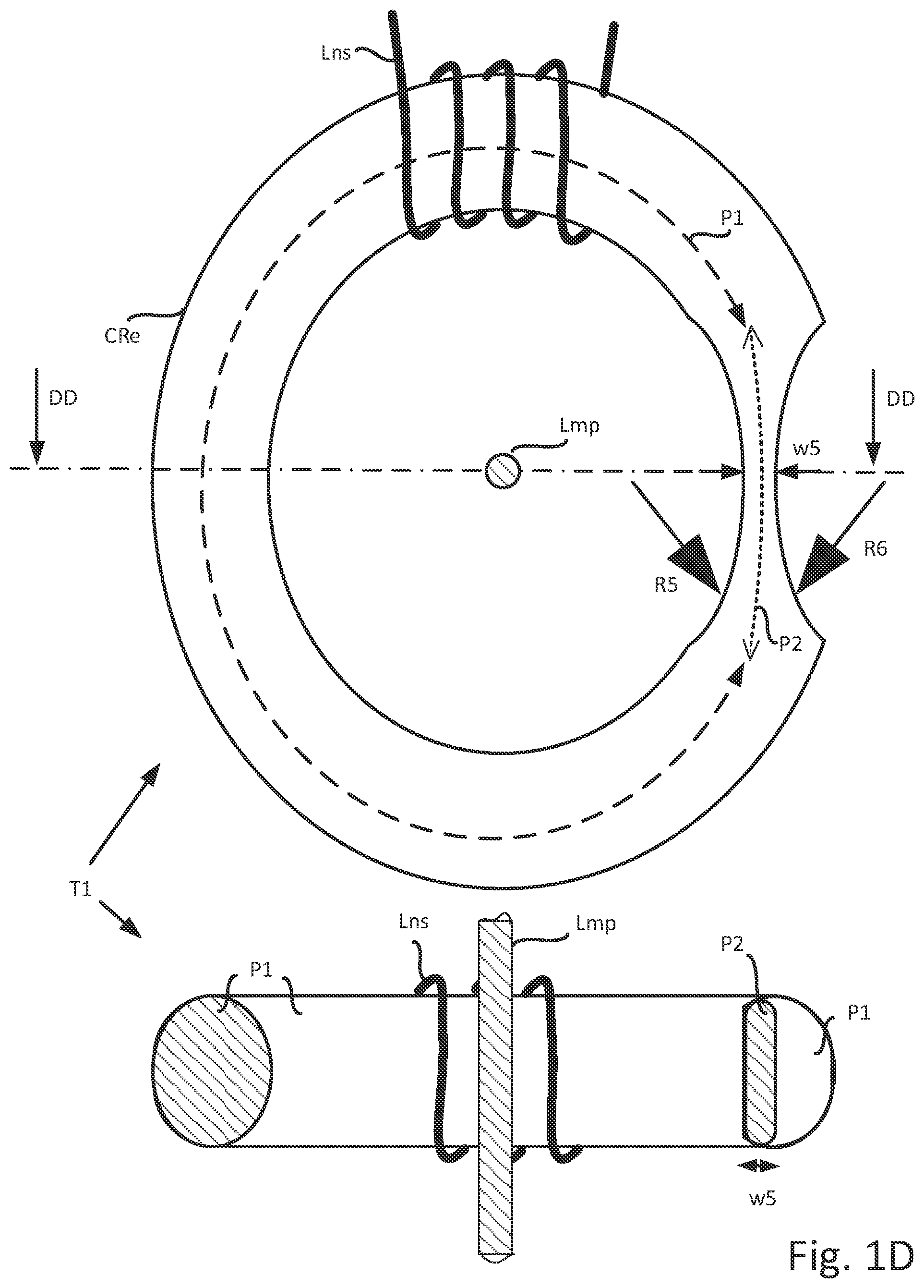 Patent US12105120 Figure 5 – Flux gate sensor circuit