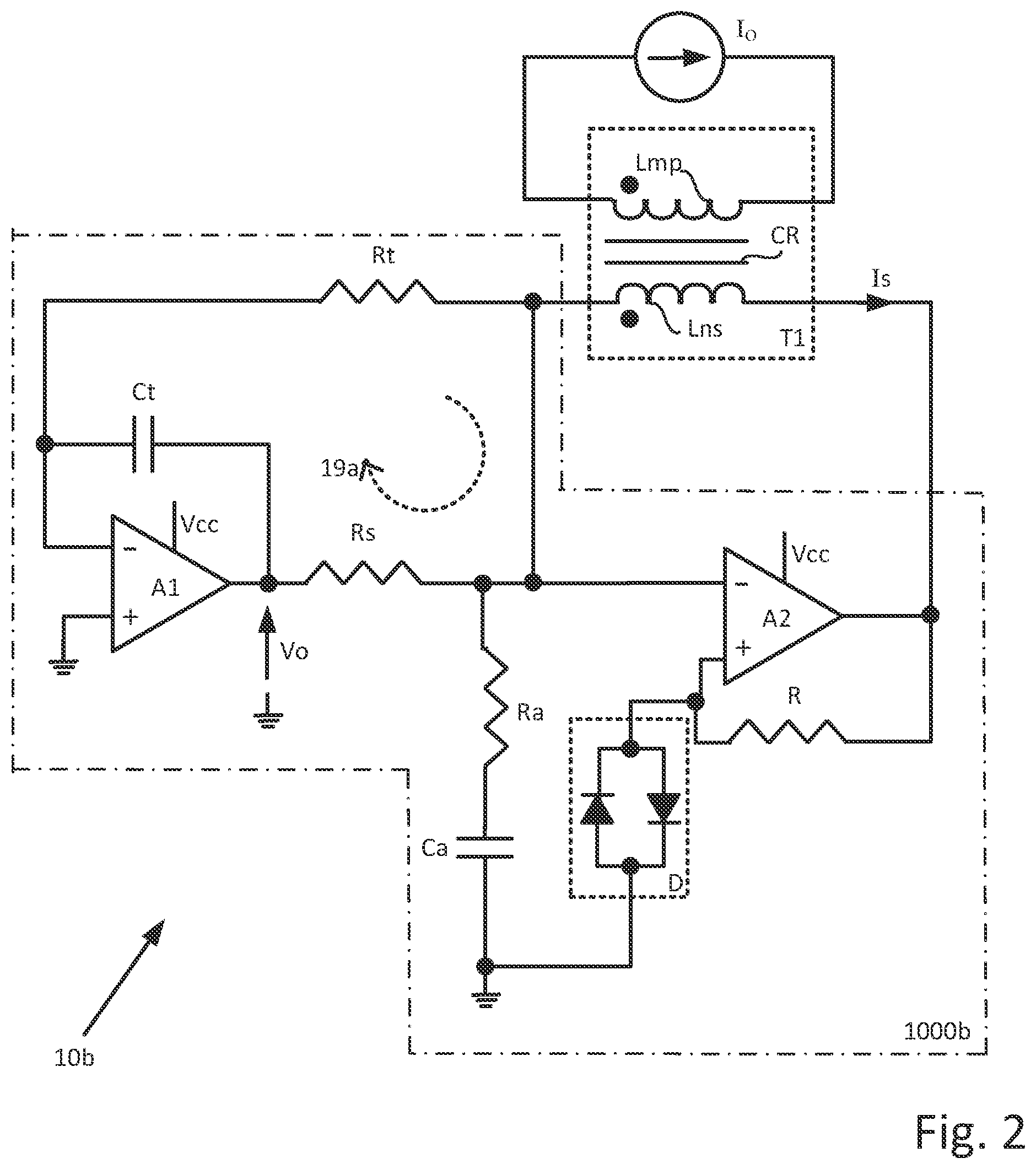 Patent US12105120 Figure 8 – Flux gate sensor circuit