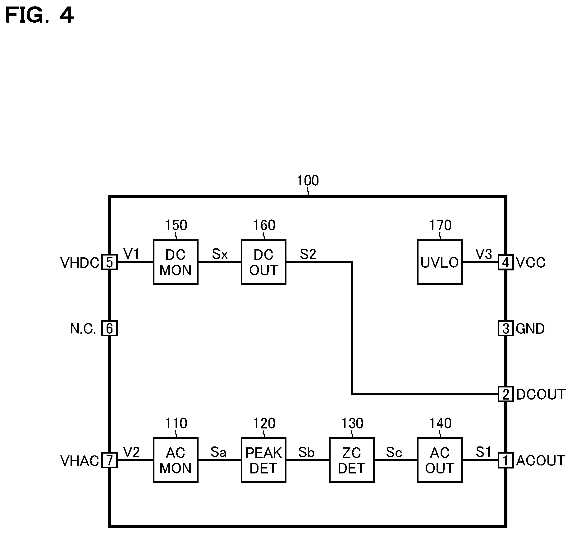 Patent US12105123 Figure 4 – Zero-crossing detection circuit