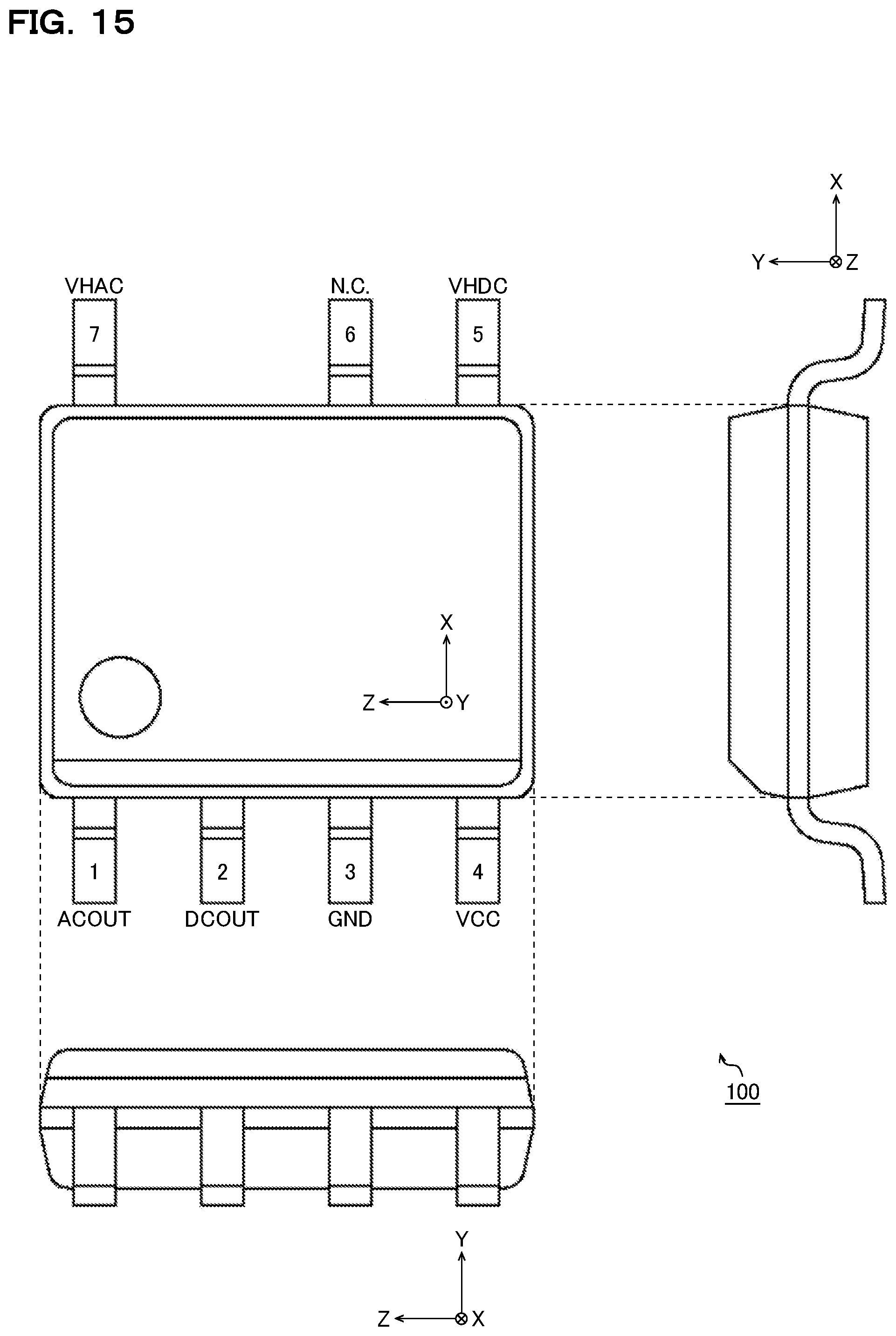 Patent US12105123 Figure 15 – Zero-crossing detection circuit