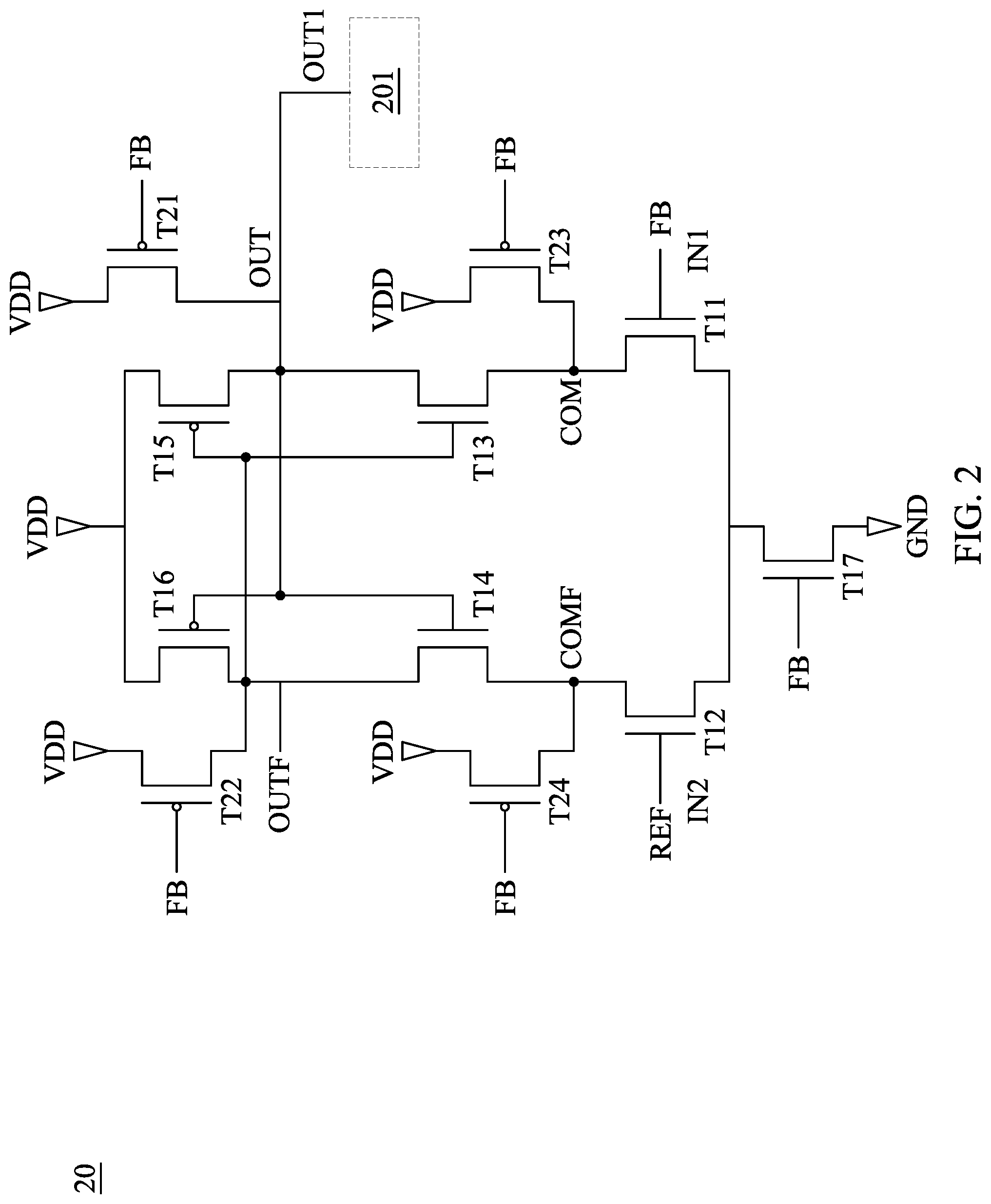 Patent US12105126 Figure 2 – Electronic device and phase detector