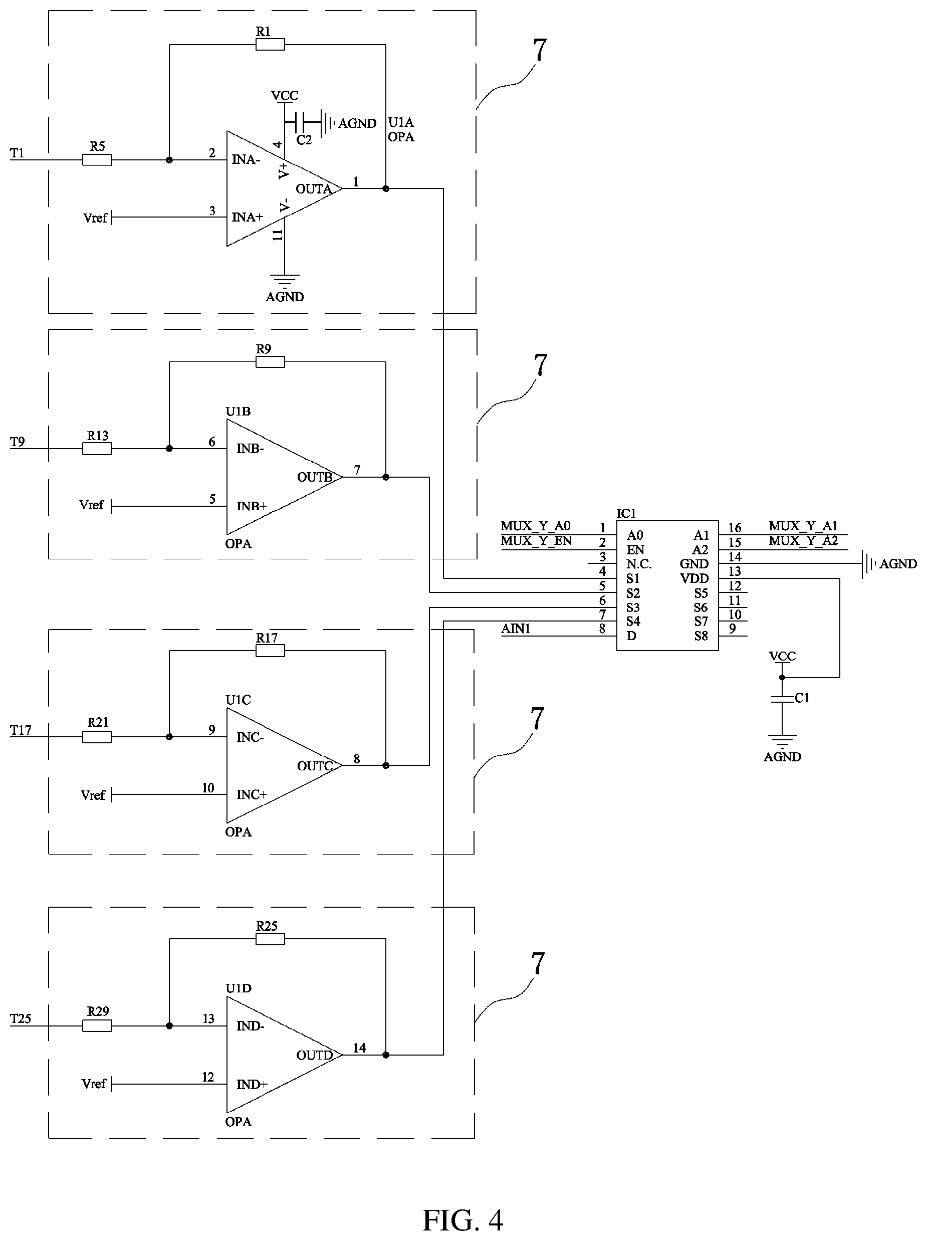 Patent US12105127 Figure 3 – Detection circuit and apparatus based on equipotential shielding
