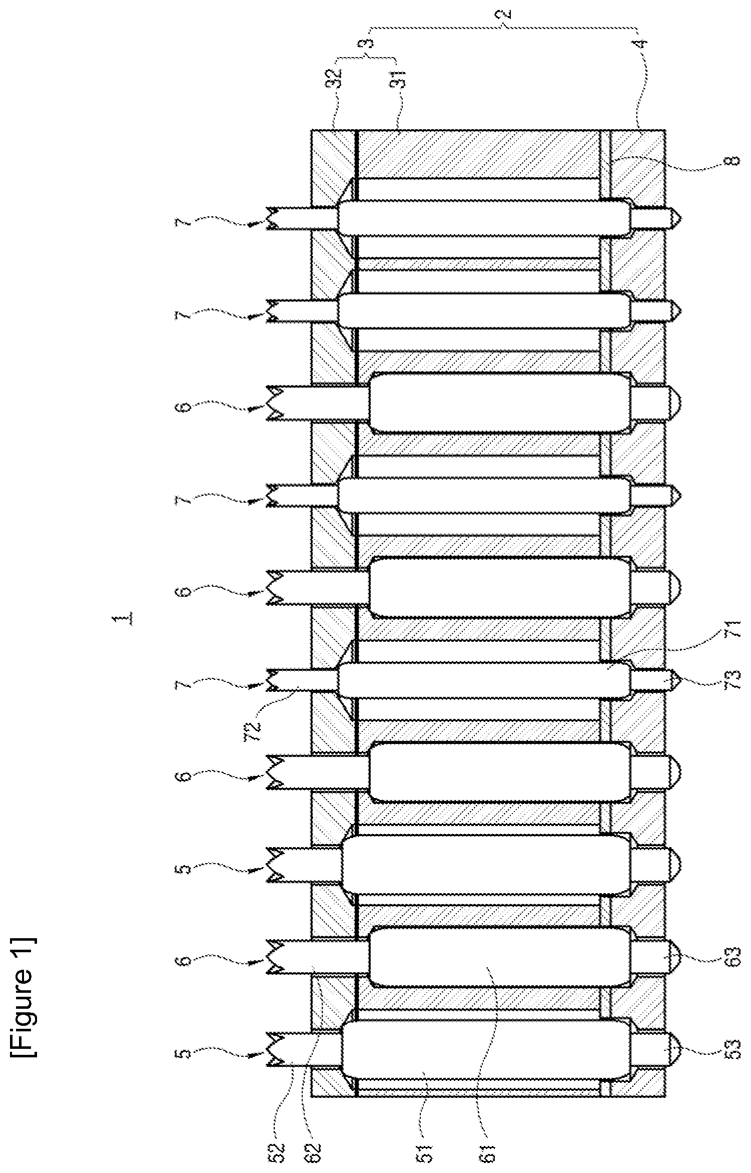 Patent US12105133 Figure 1 – Method for fabricating test socket