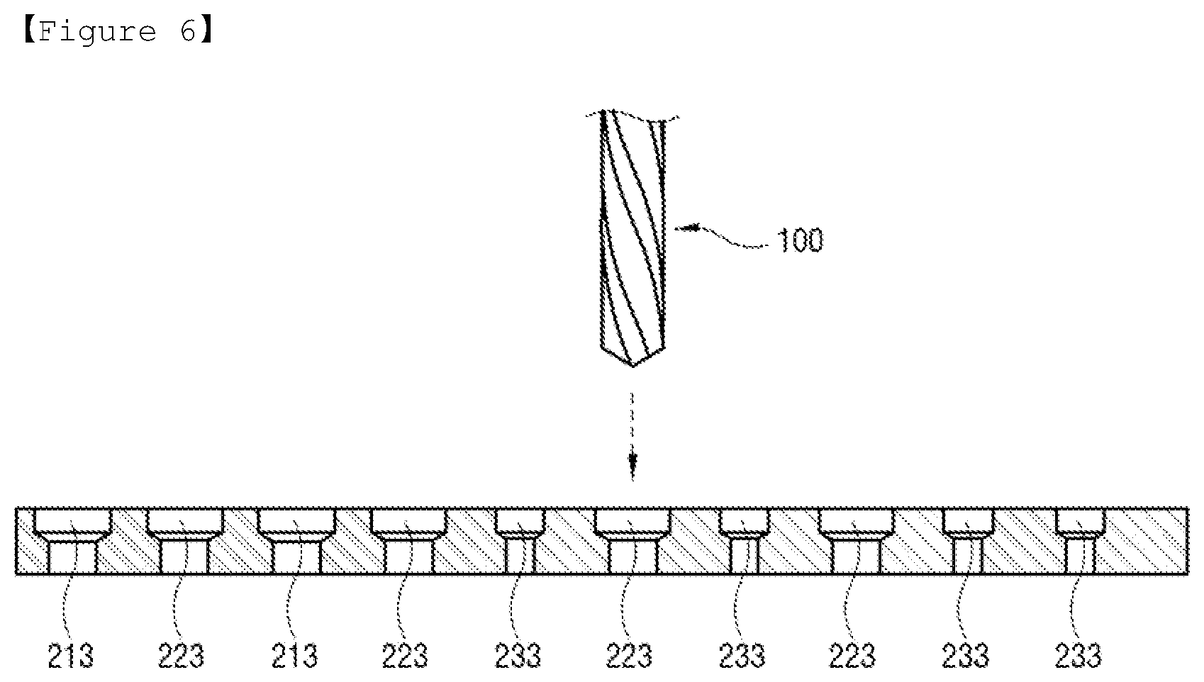 Patent US12105133 Figure 6 – Method for fabricating test socket