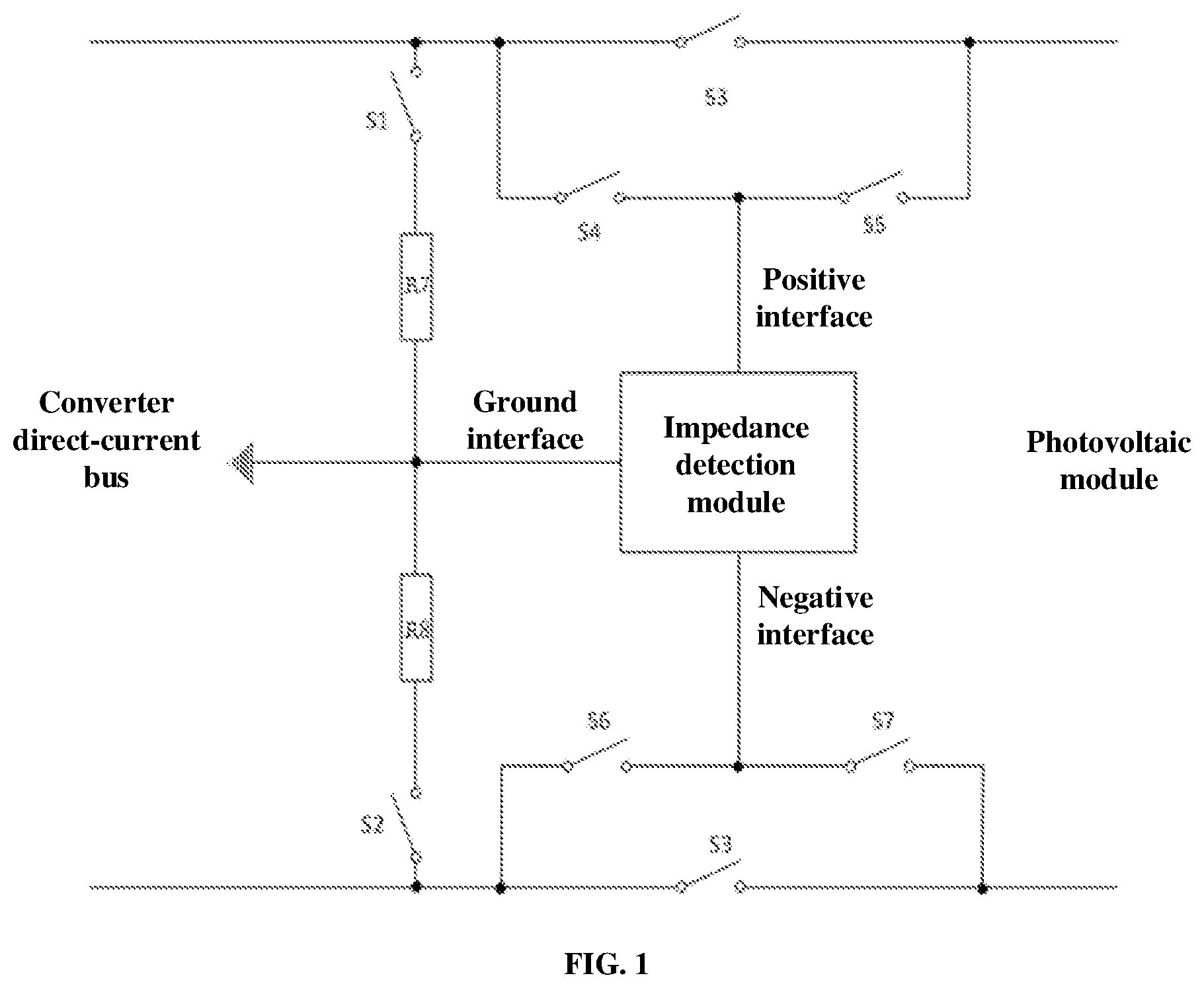 Patent US12105135 Figure 1 – Insulation impedance detection circuit, impedance detection method, converter and photovoltaic centrifuge