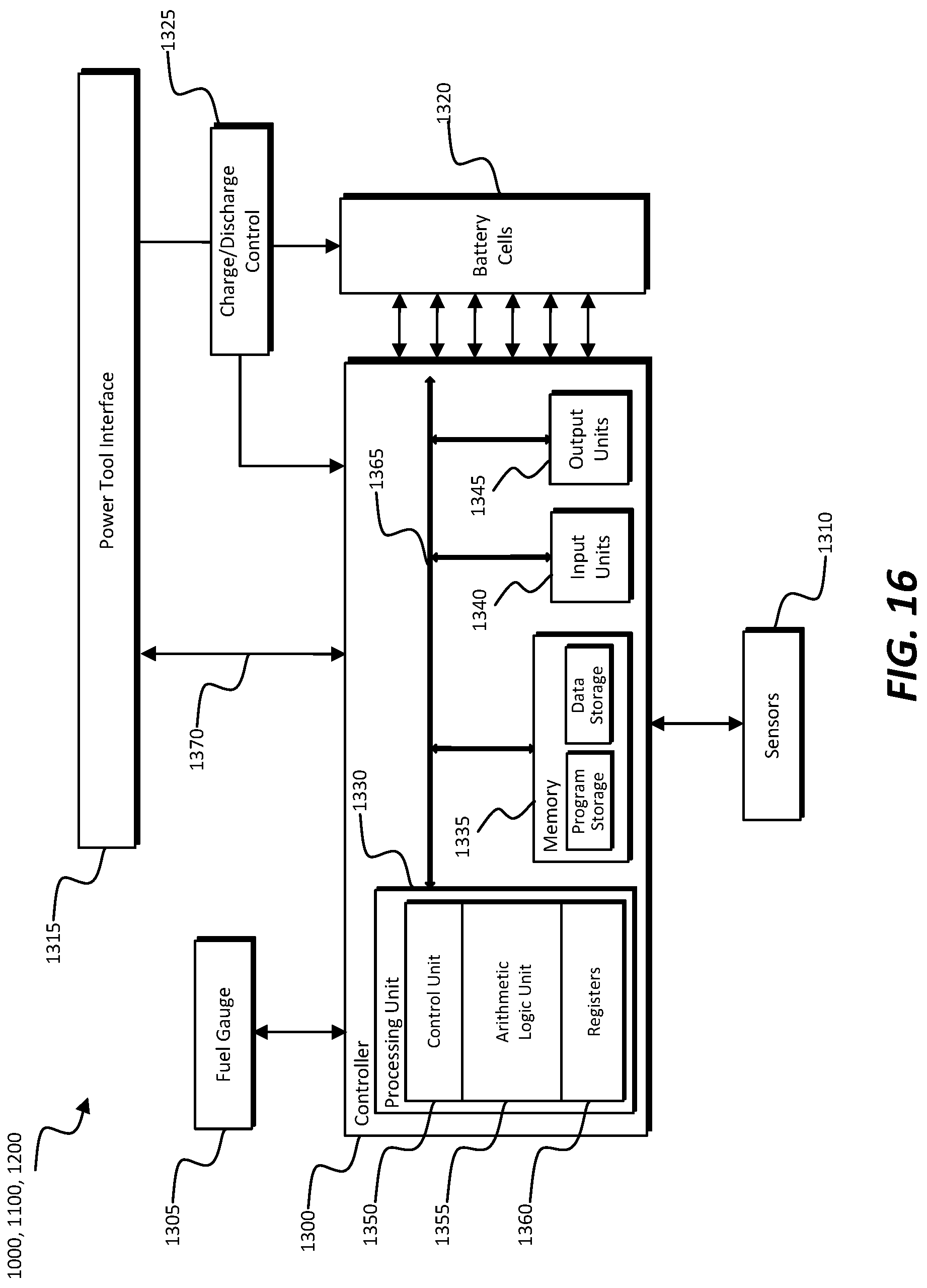Patent US12105149 Figure 17 – Current sensing in power tool devices using a field effect transistor