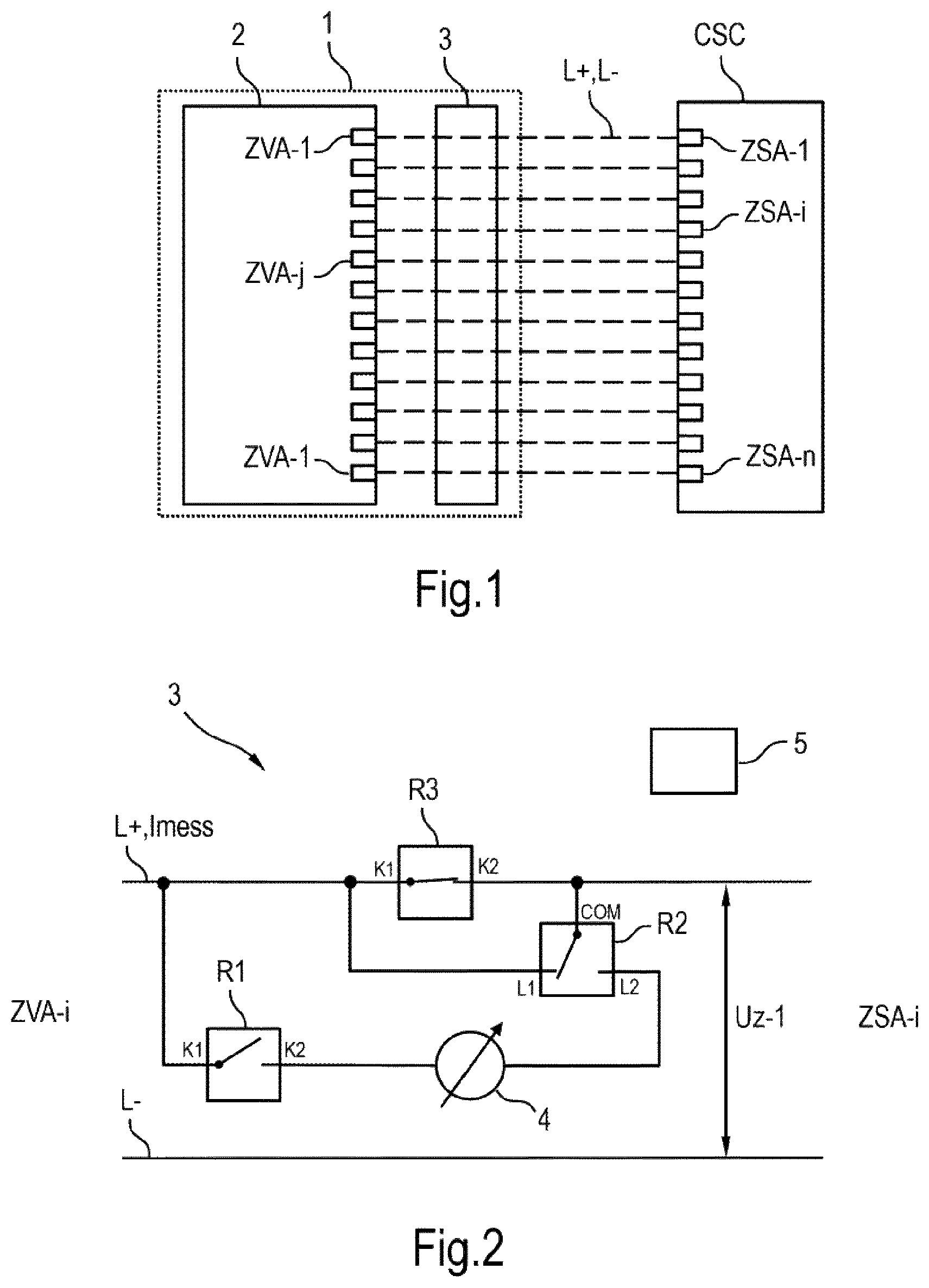 Patent US12105155 — Method for testing a cell monitoring unit, and testing device — Figure 1