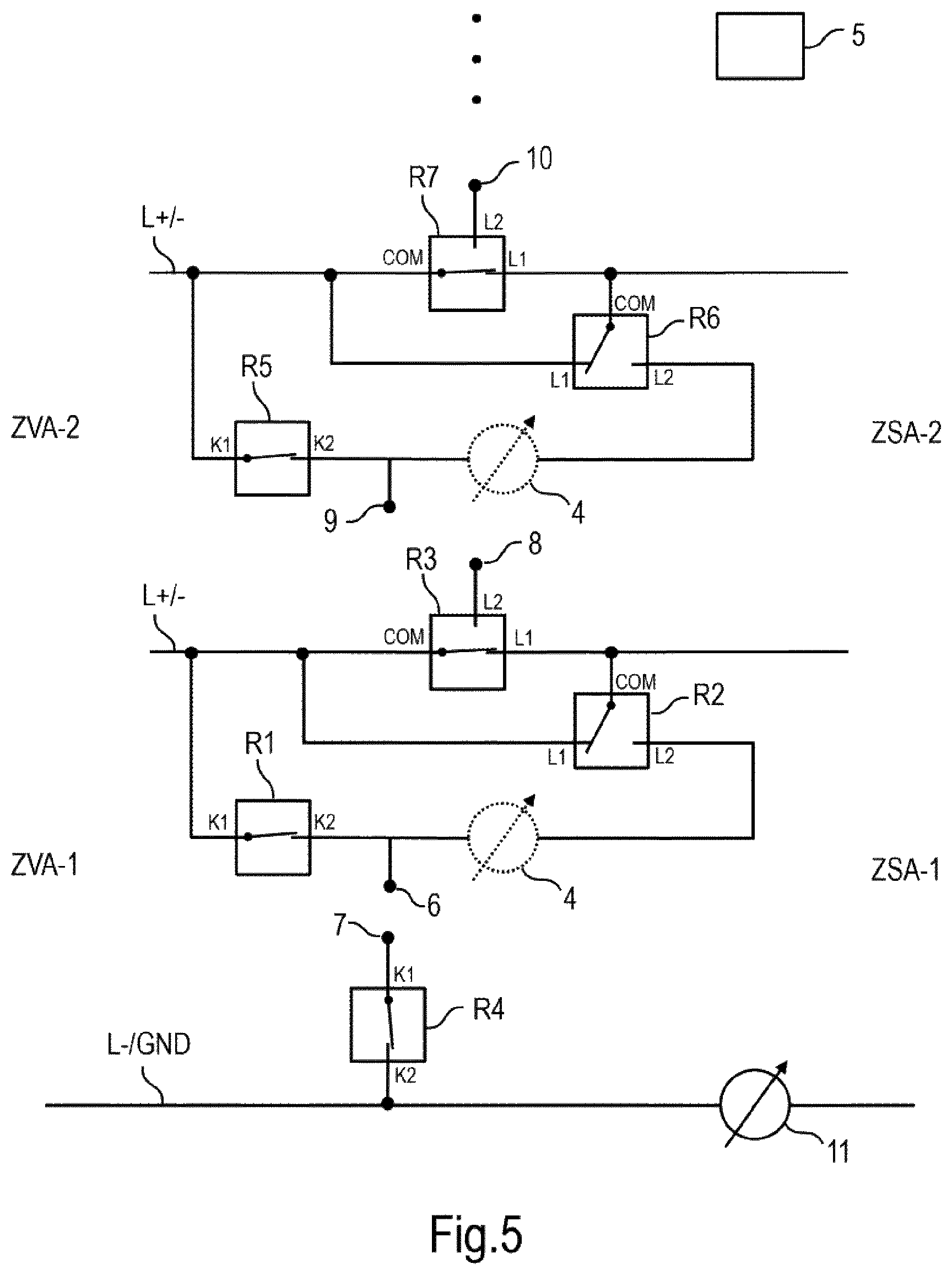 Patent US12105155 Figure 3 – Method for testing a cell monitoring unit, and testing device
