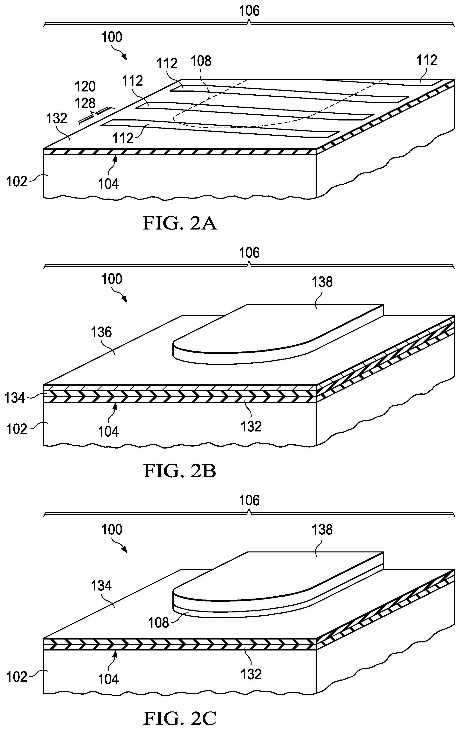 Patent US12105161 Figure 2 – Layouts for interlevel crack prevention in fluxgate technology manufacturing