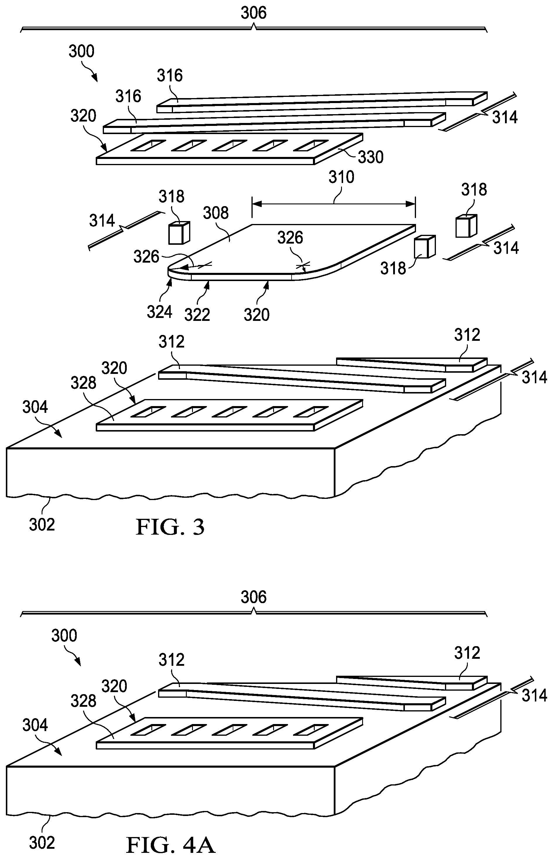 Patent US12105161 Figure 5 – Layouts for interlevel crack prevention in fluxgate technology manufacturing