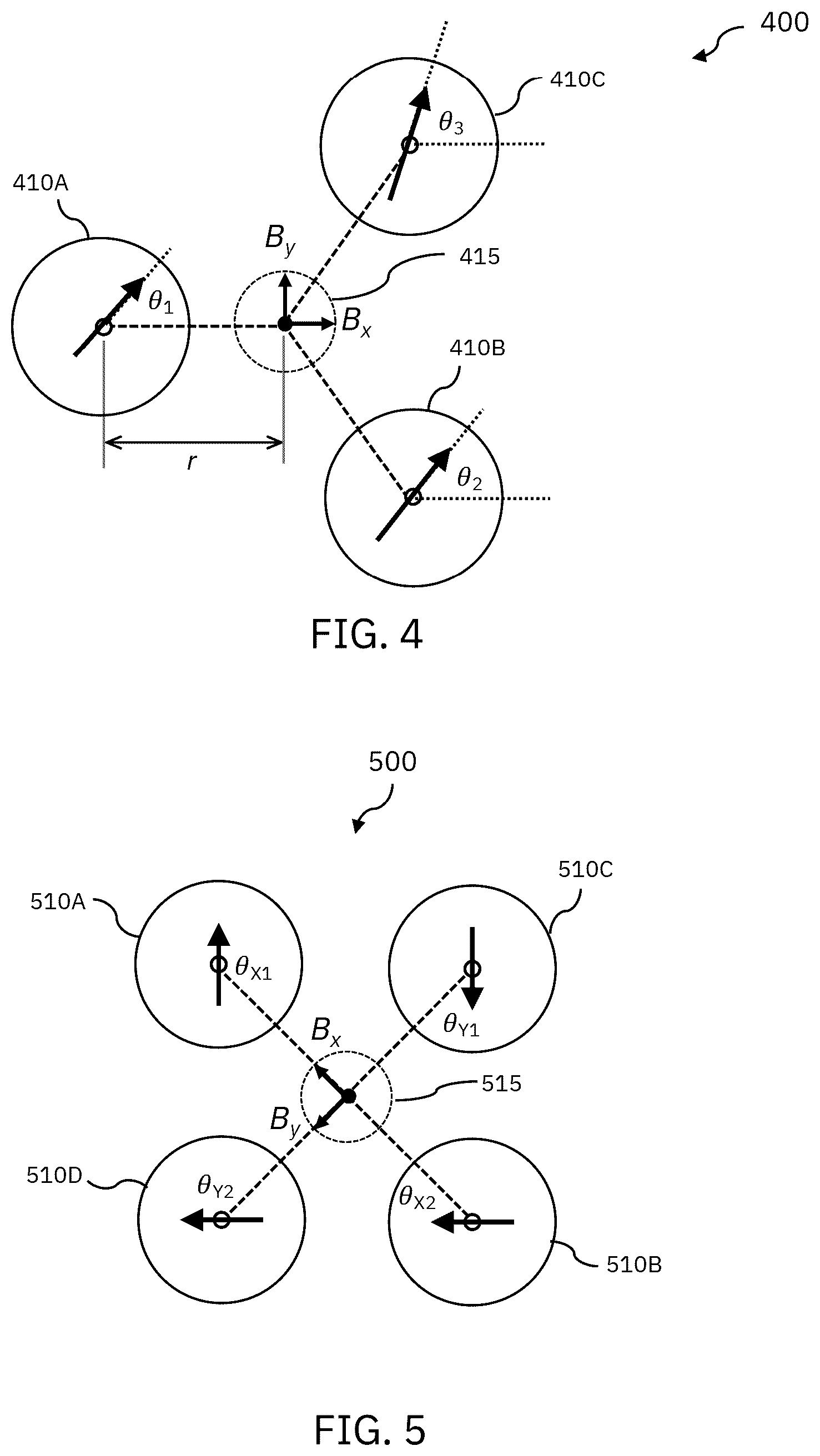 Patent US12105162 Figure 4 – Multi-axis magnetic field vector generation