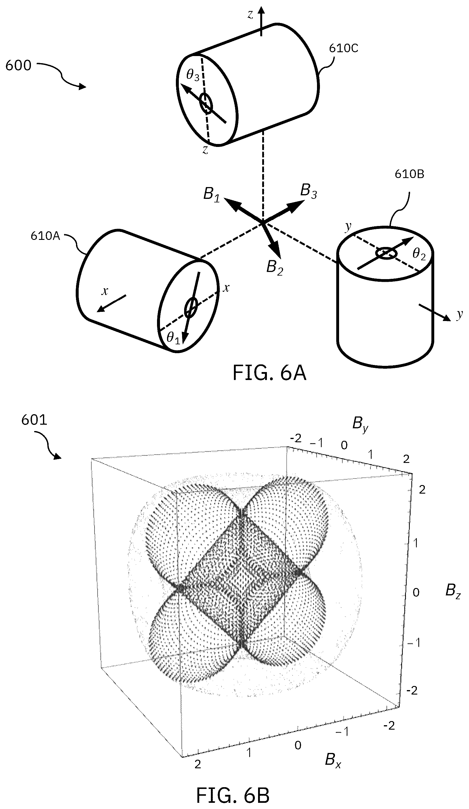 Patent US12105162 Figure 5 – Multi-axis magnetic field vector generation