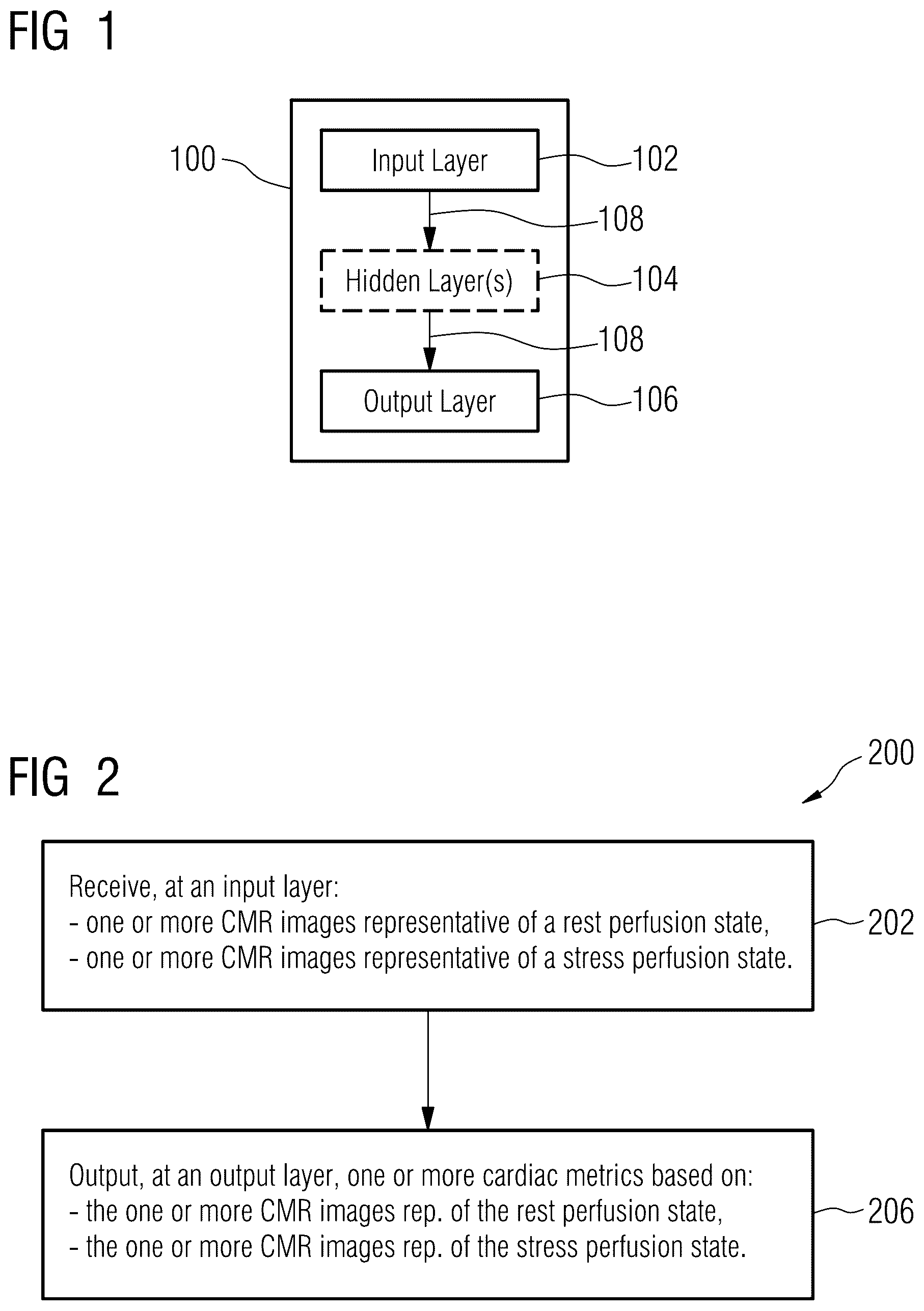 Patent US12105174 Figure 1 – Technique for determining a cardiac metric from CMR images