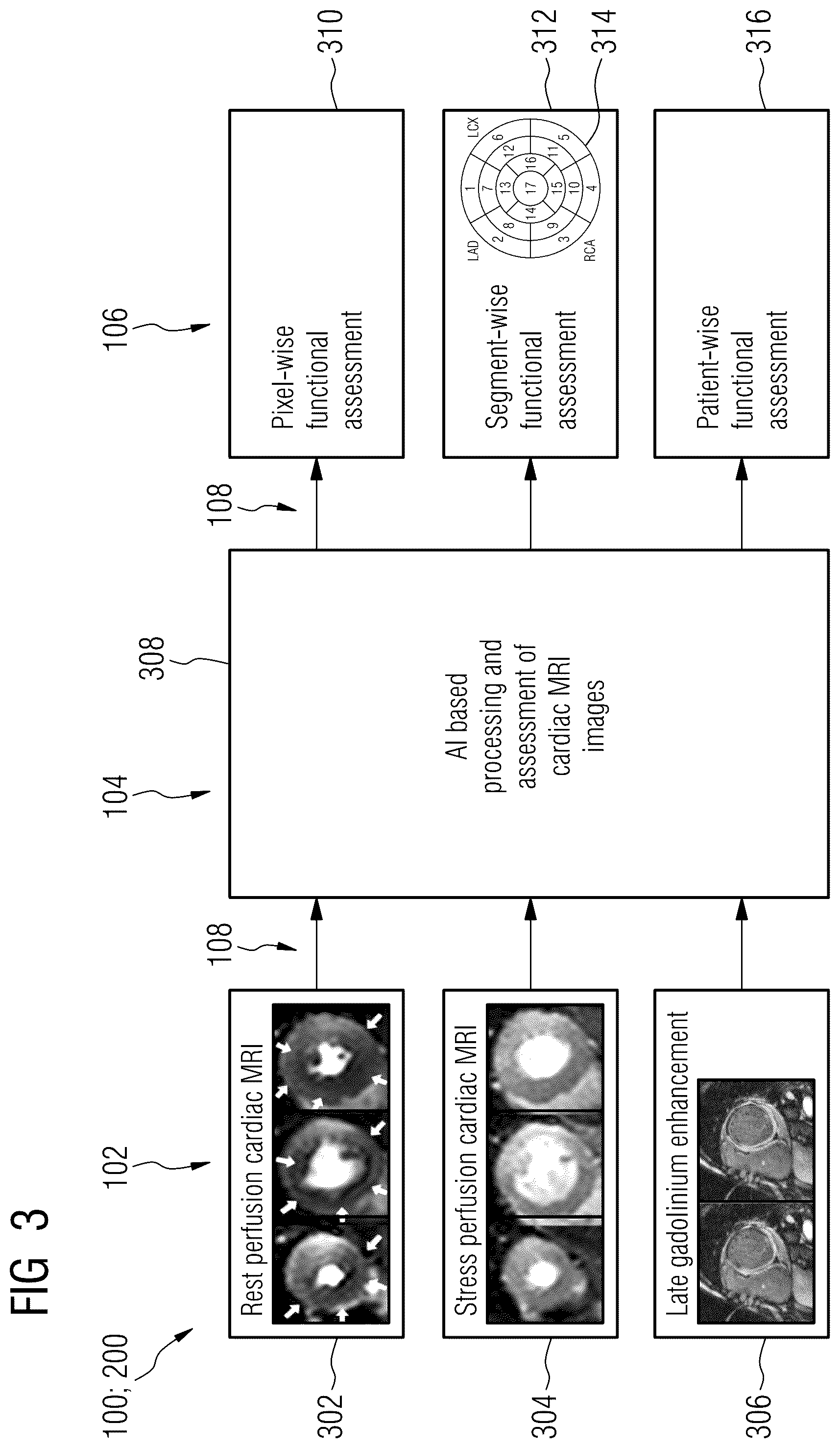 Patent US12105174 Figure 2 – Technique for determining a cardiac metric from CMR images