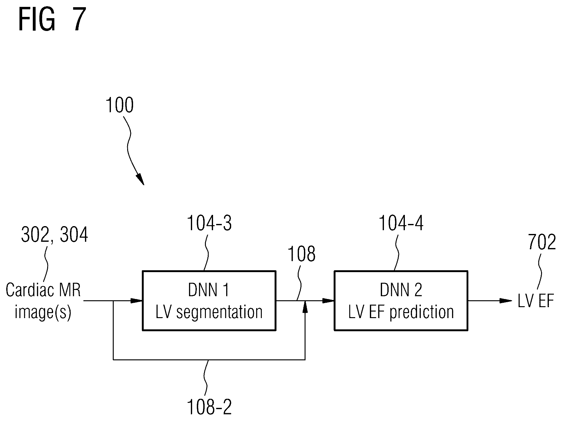 Patent US12105174 Figure 6 – Technique for determining a cardiac metric from CMR images