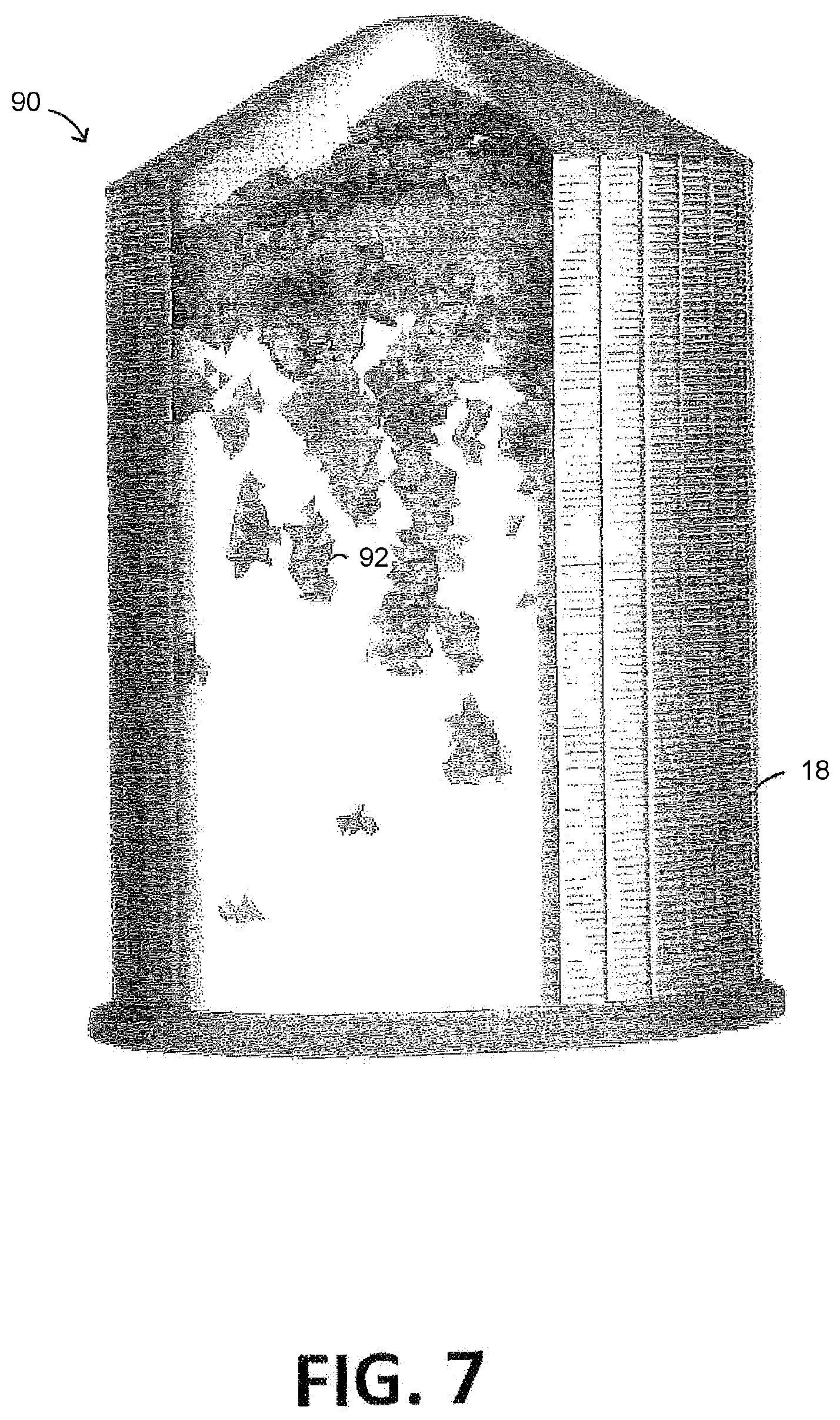 Patent US12105179 Figure 8 – Electromagnetic detection and localization of storage bin hazards and human entry