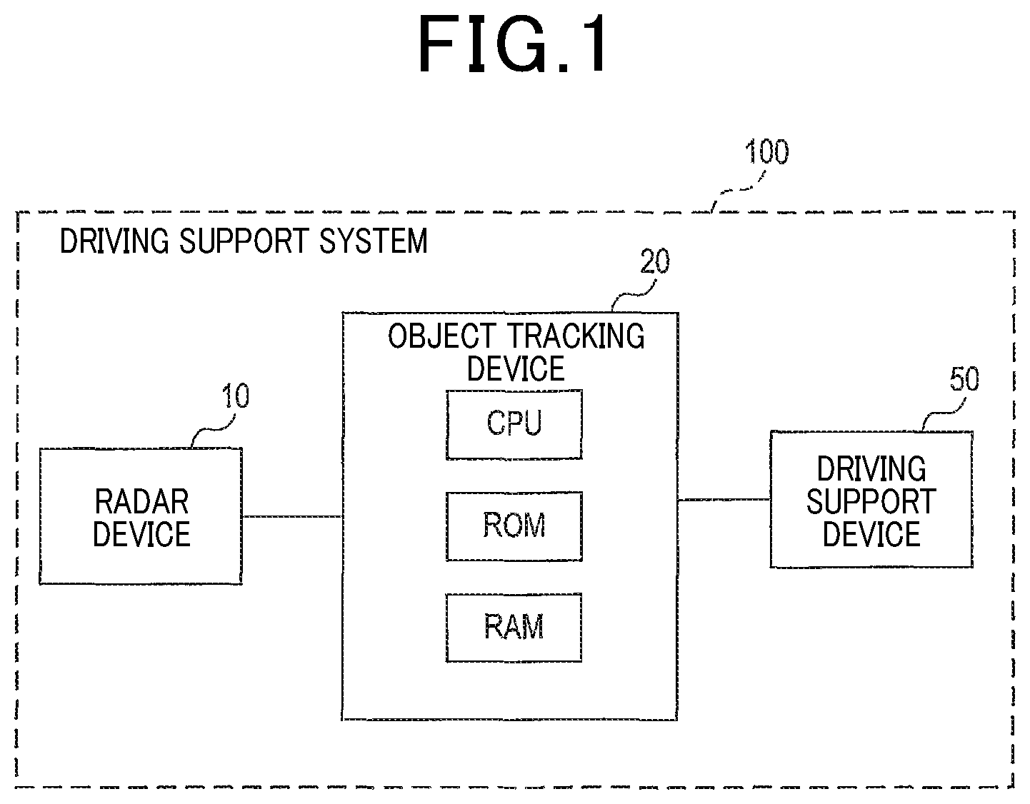 Patent US12105186 Figure 1 – Object tracking device
