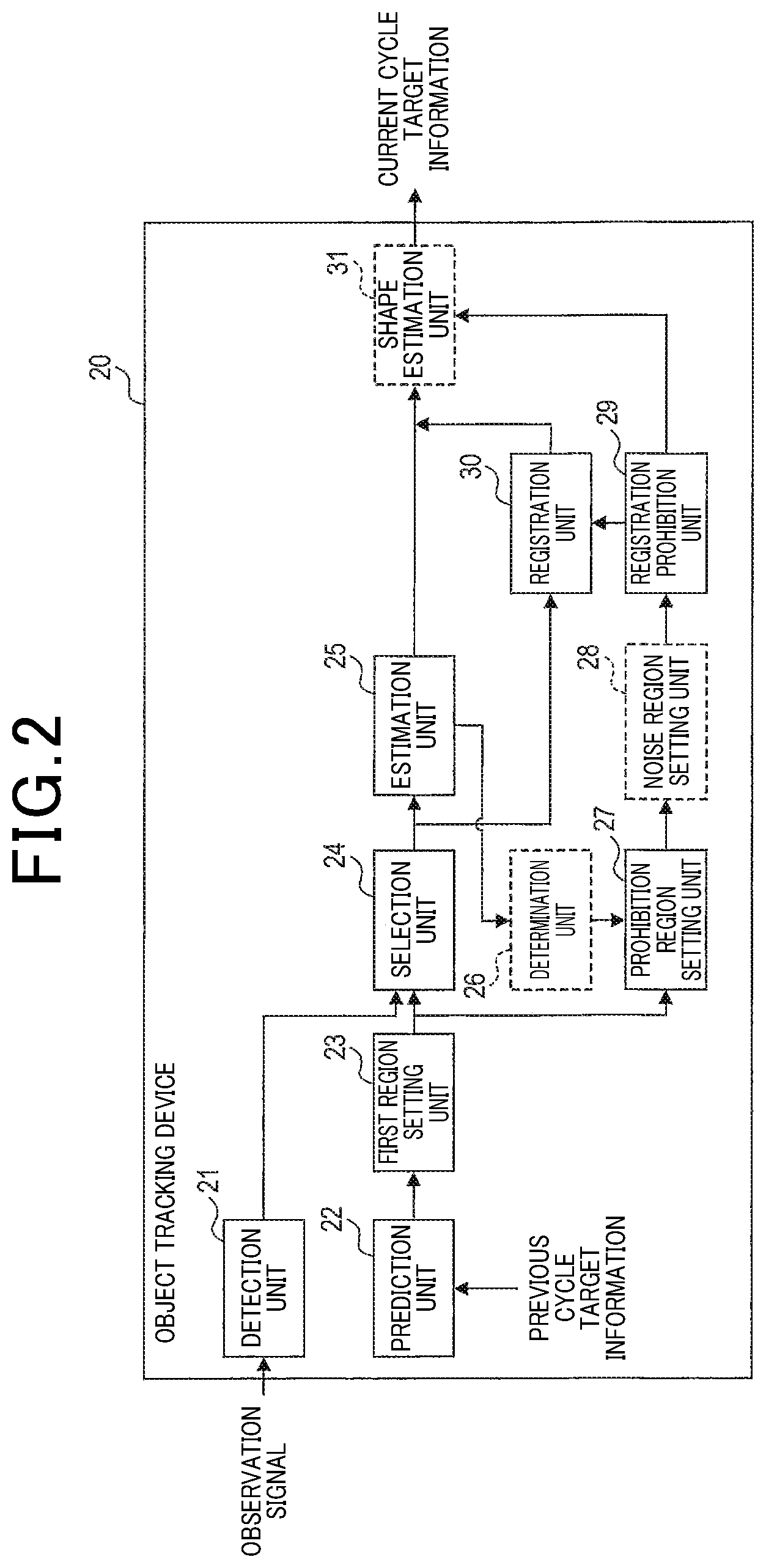 Patent US12105186 Figure 2 – Object tracking device