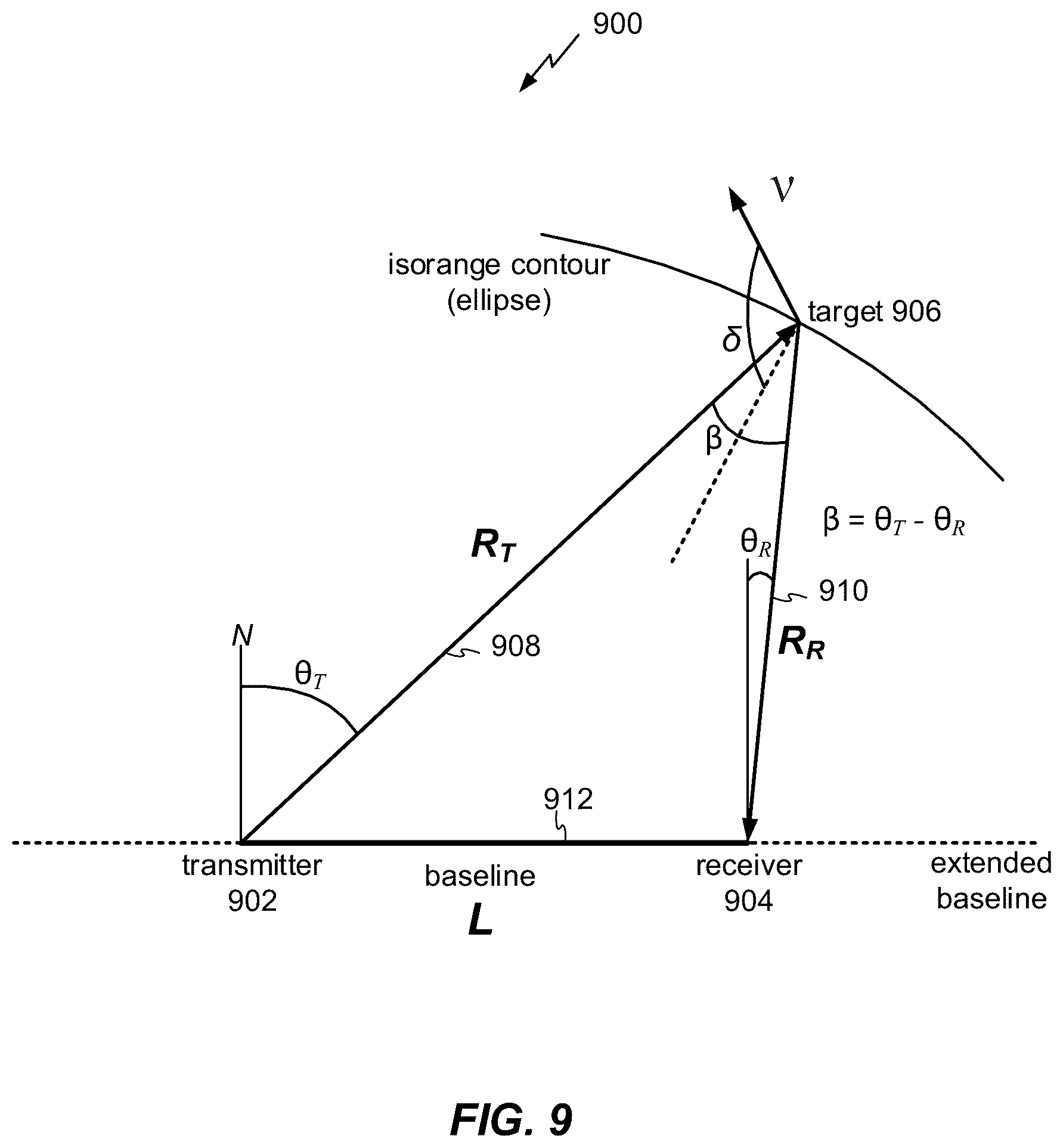 Patent US12105189 Figure 16 – Transmission configurations for reference radar signal and at least one target radar signal