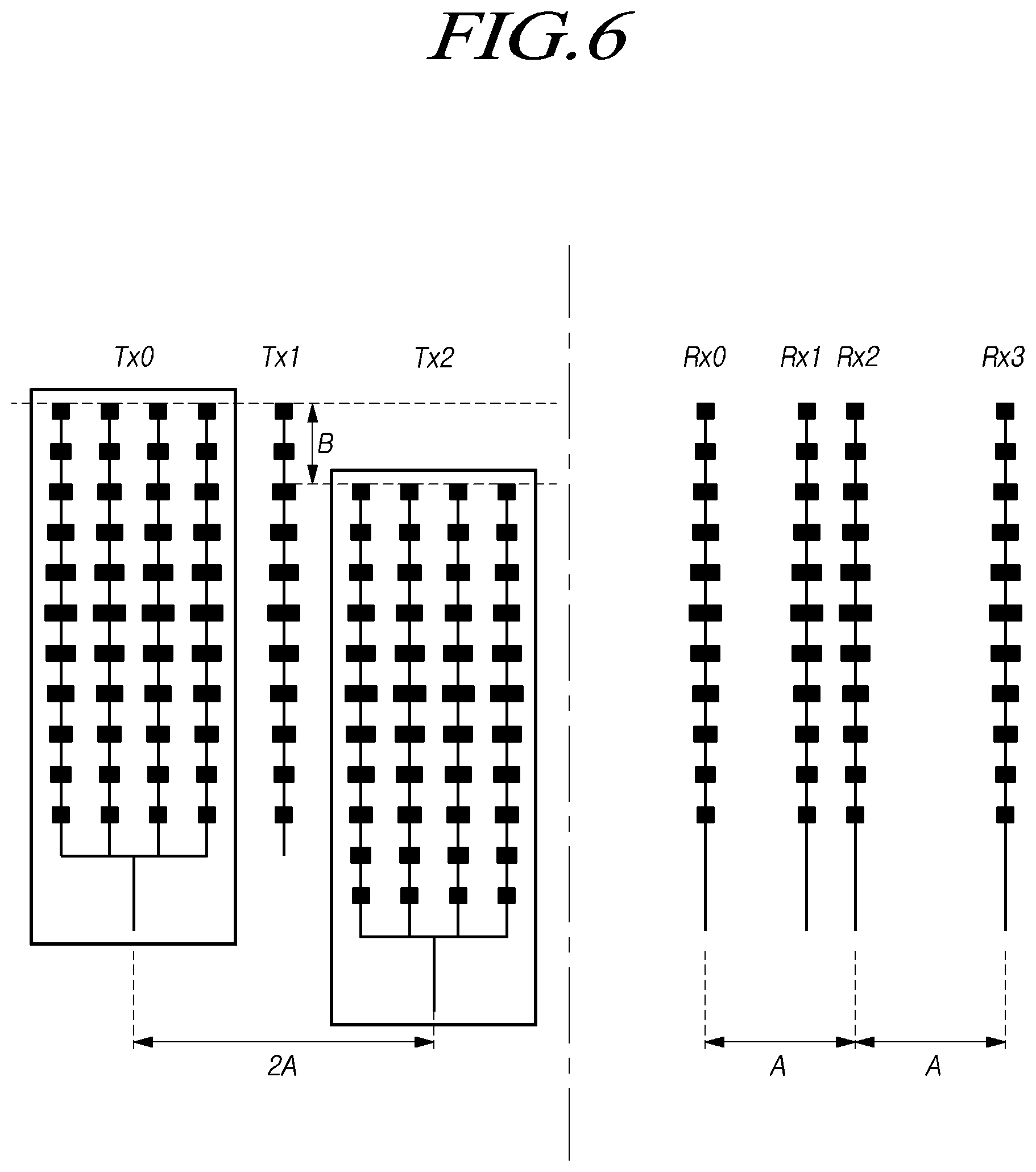 Patent US12105194 Figure 7 – Radar device and antenna device therefor