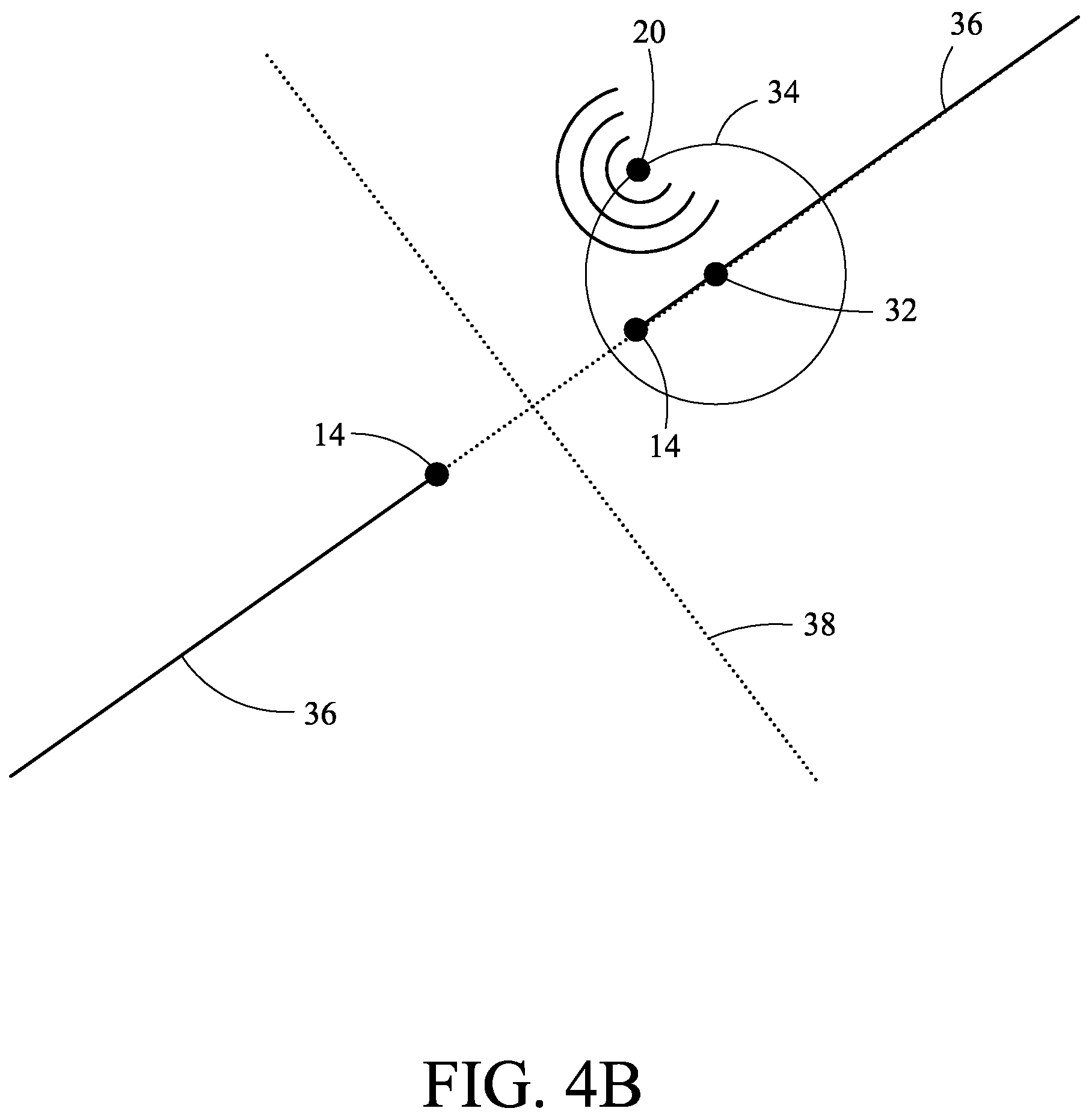 Patent US12105216 Figure 5 – Waveform emission location determination systems and associated methods
