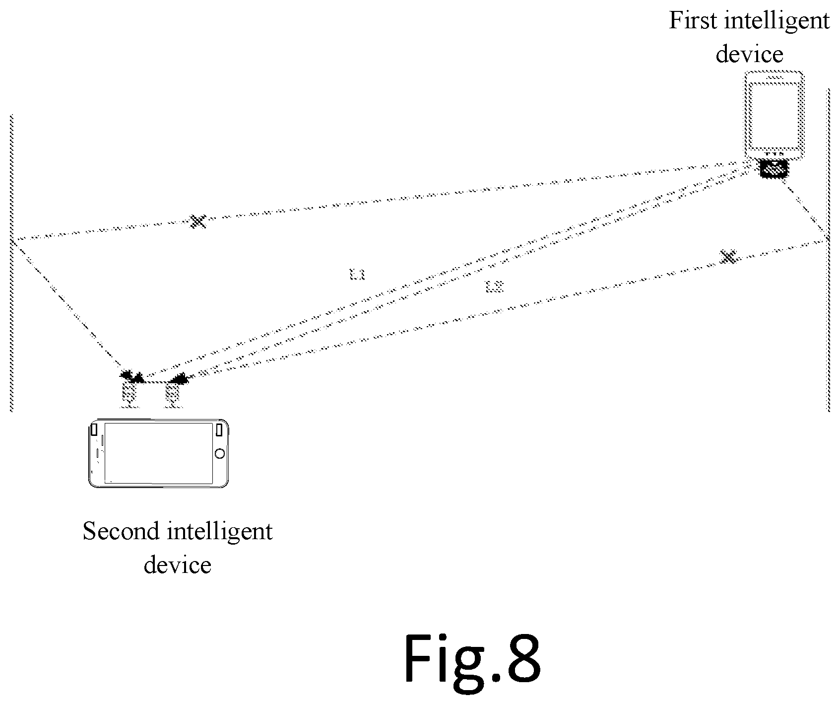 Patent US12105217 Figure 7 – Method, device and system for determining relative angle between intelligent devices