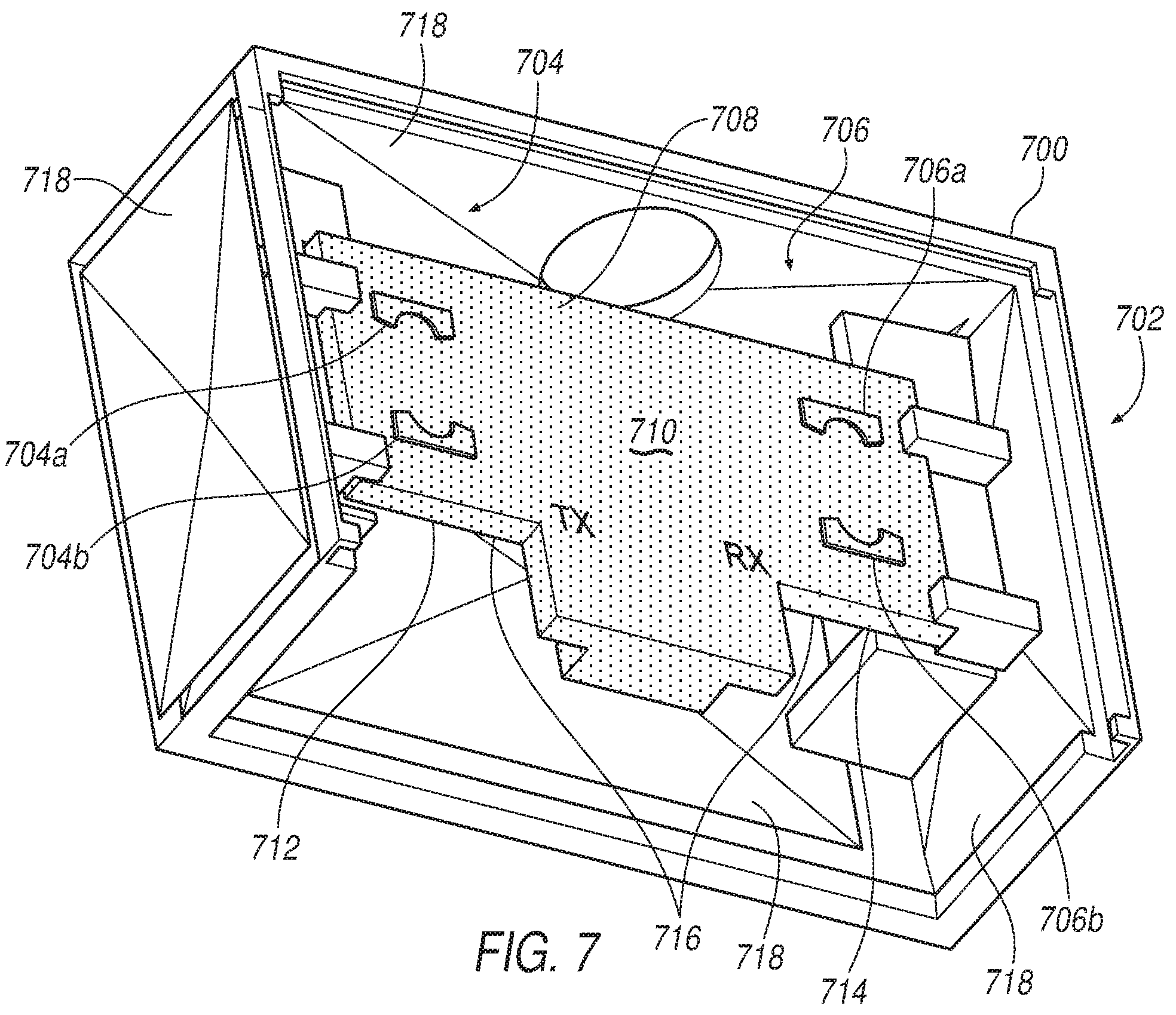 Patent US12105218 Figure 7 – Noise reduction in an ultra-wideband (UWB) radar