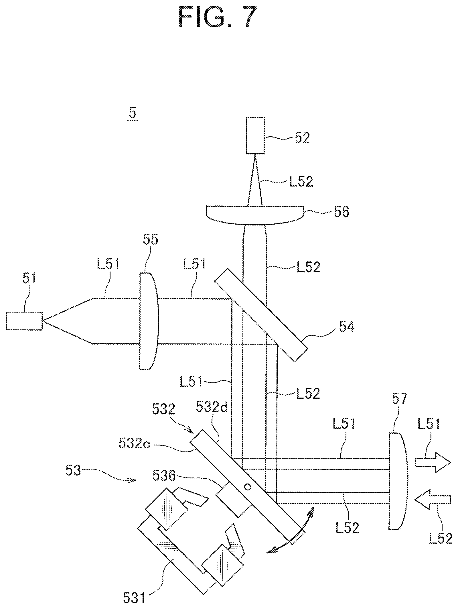 Patent US12105221 Figure 6 – Reflector with actuator, optical scanner, and mirror actuator