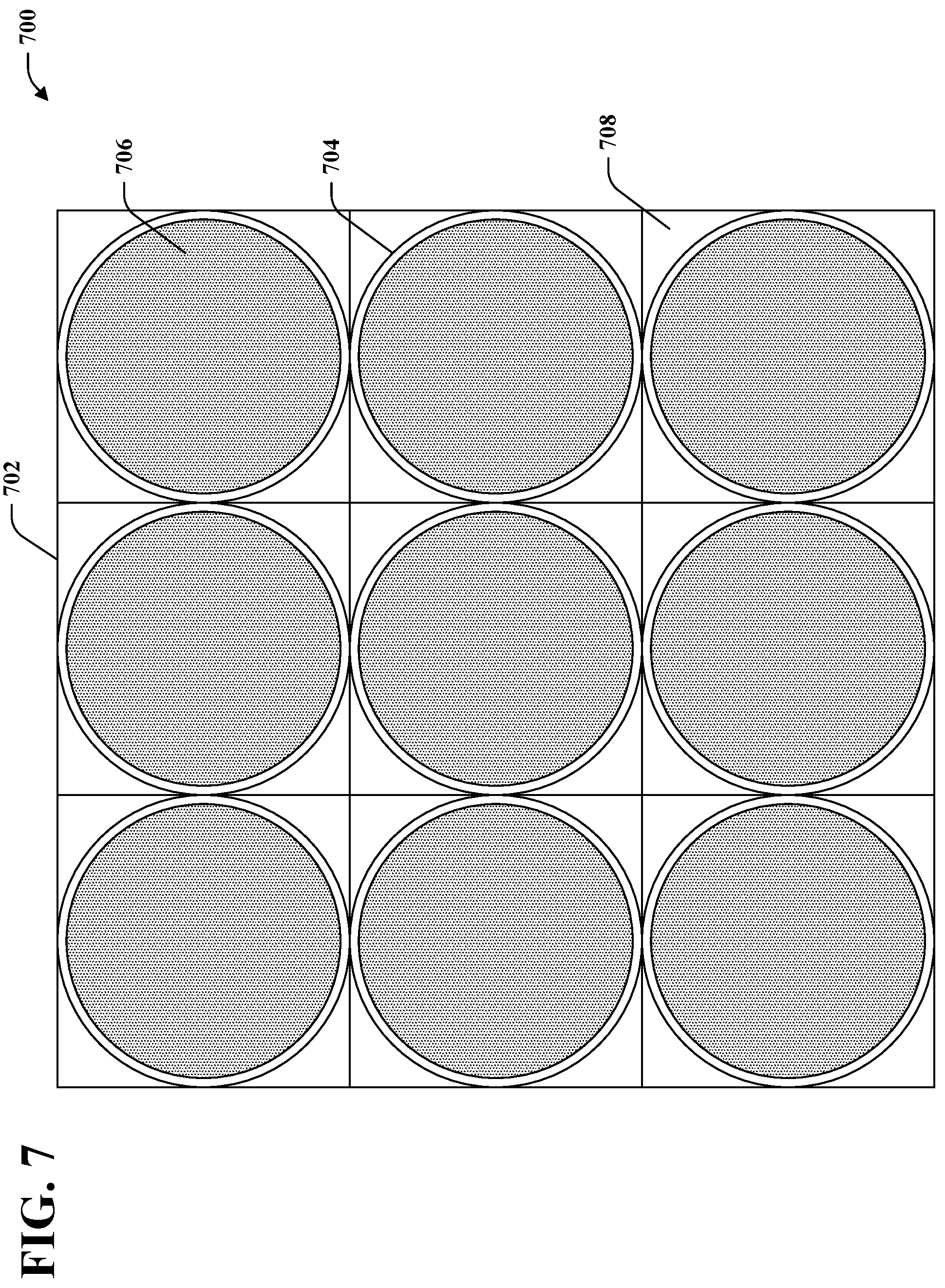 Patent US12105231 Figure 7 – Scintillator array for radiation detection