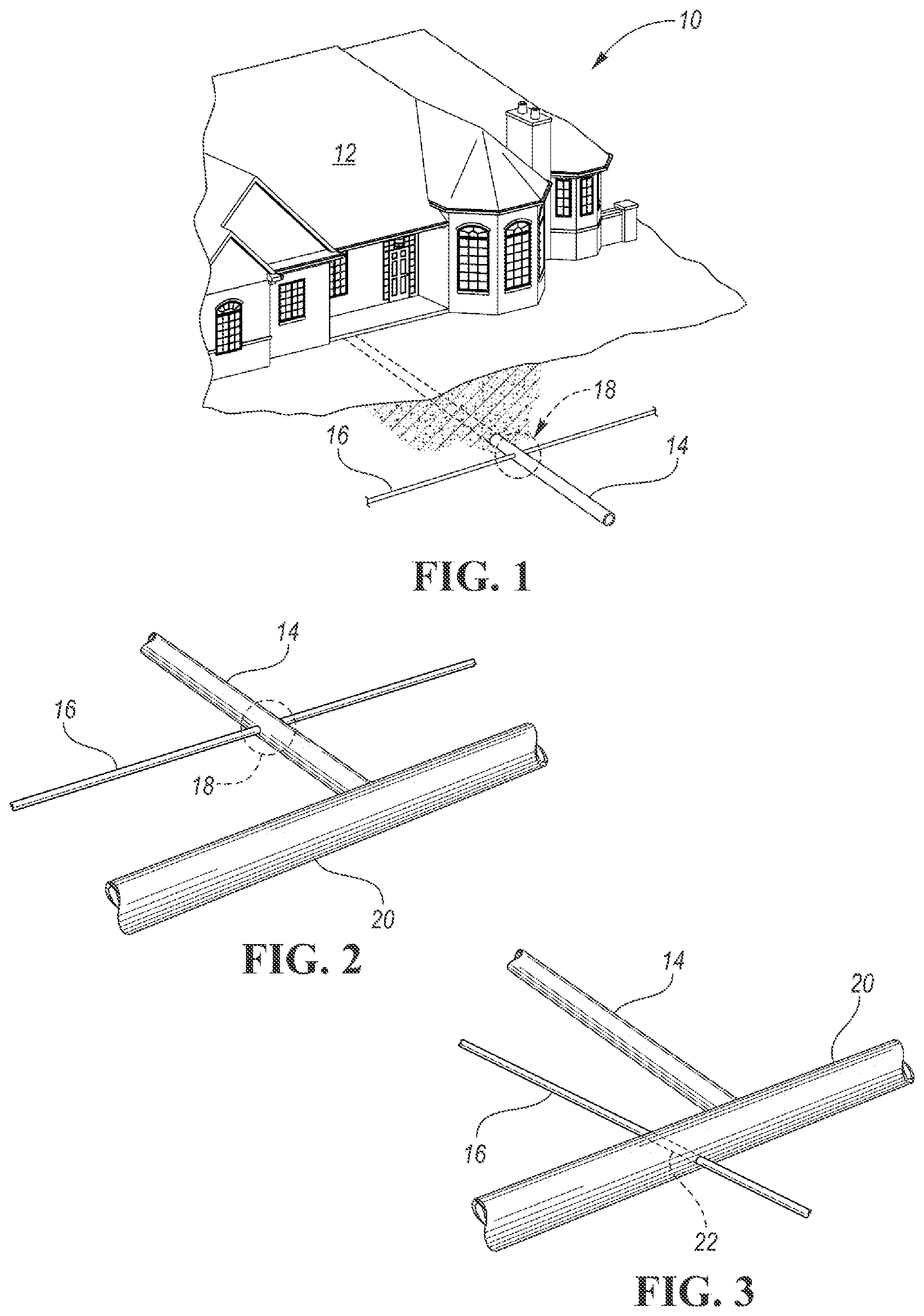 Patent US12105233 Figure 1 – System and method for acoustically detecting cross bores