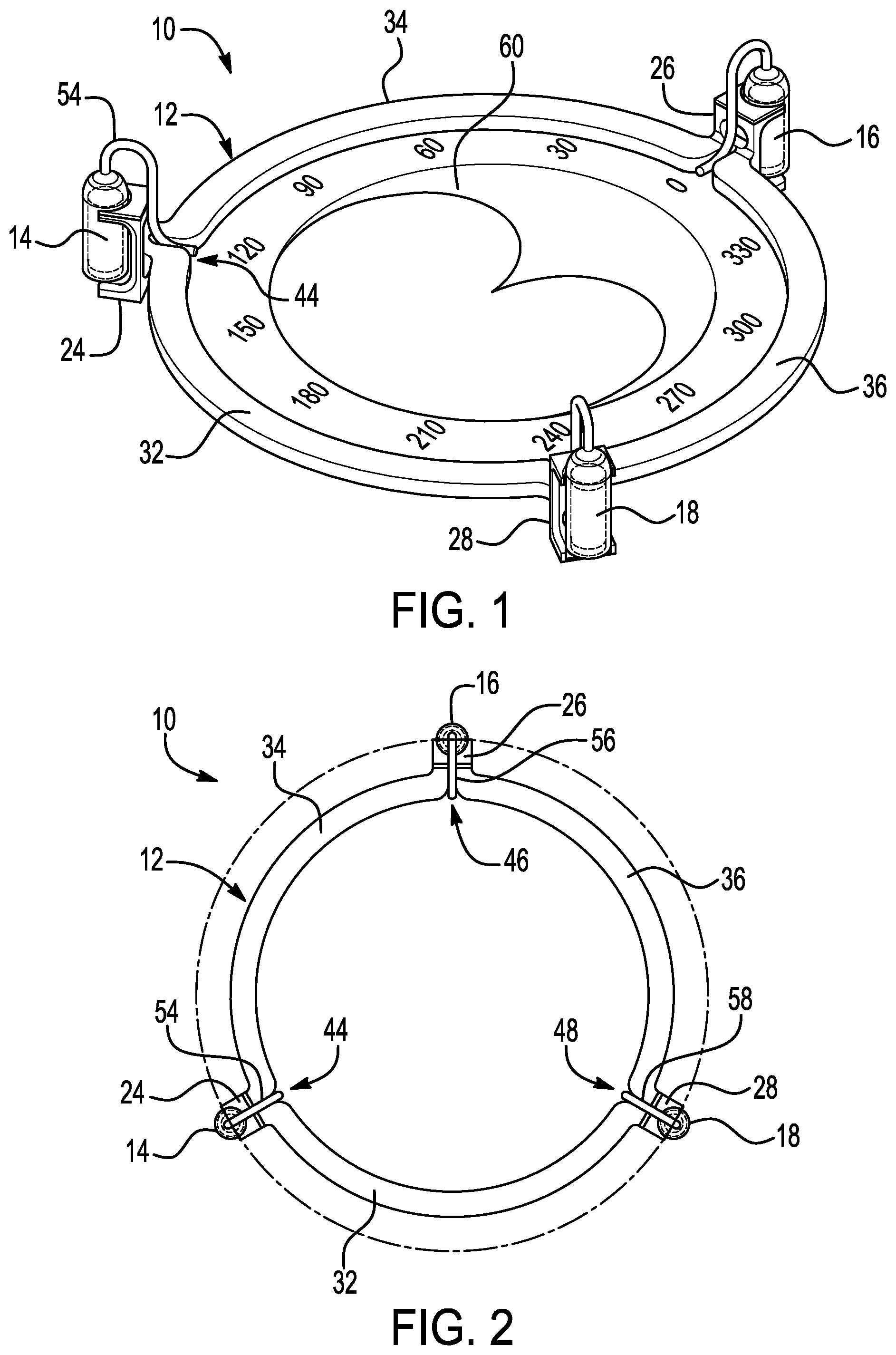 Patent US12105235 Figure 1 – Triplet acoustic ring assembly, nested array, and method