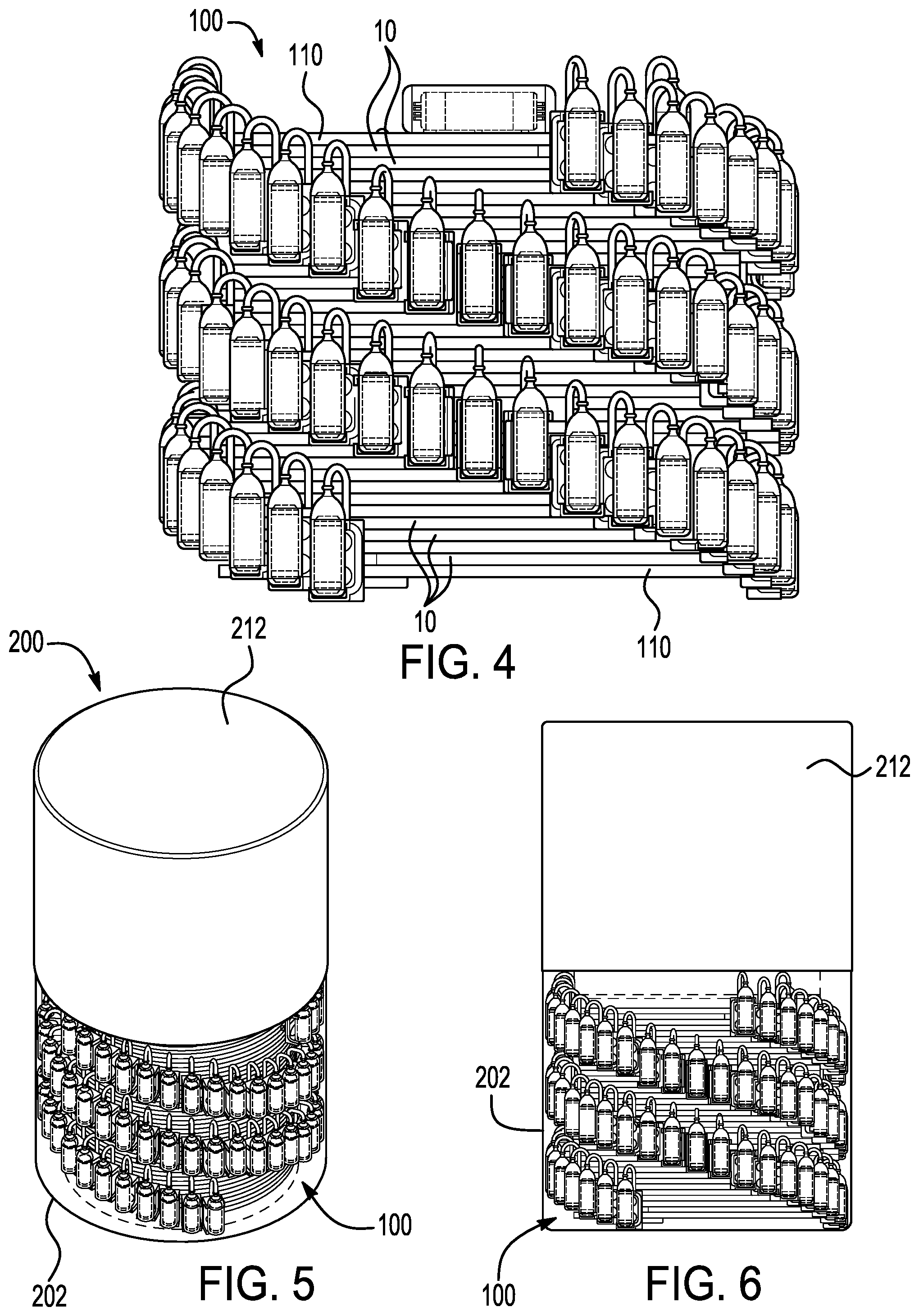 Patent US12105235 Figure 3 – Triplet acoustic ring assembly, nested array, and method